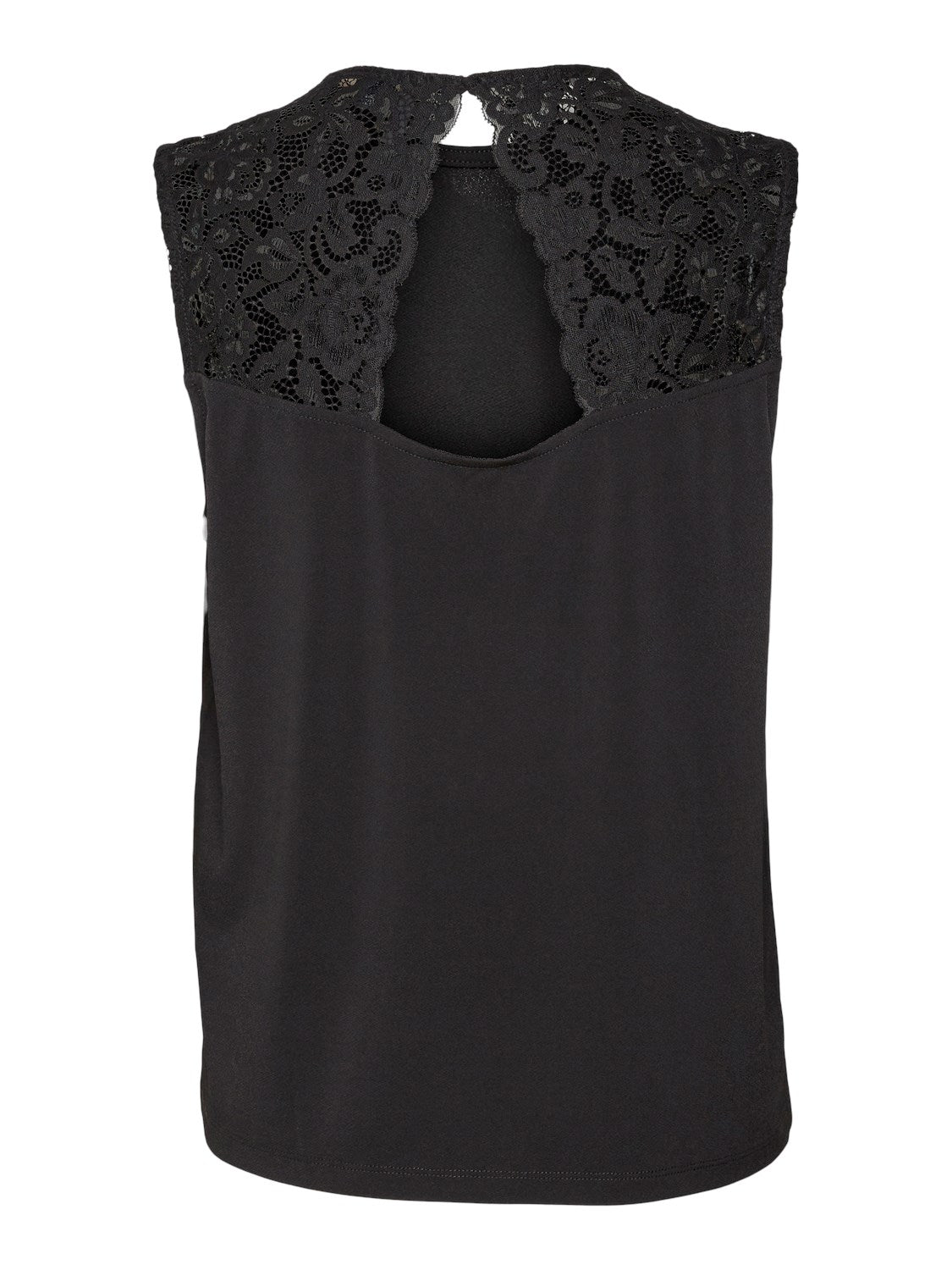 Ana Black Back Lace Top