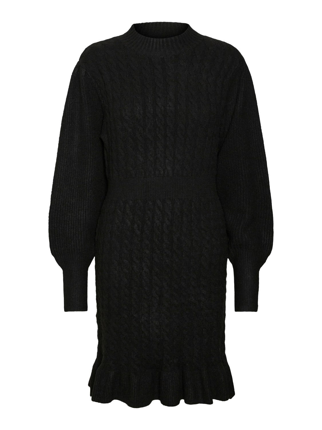Vera Black Knitted Mini Dress