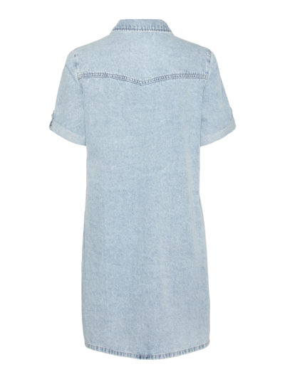 Jennie Light Blue Denim Shirt Dress