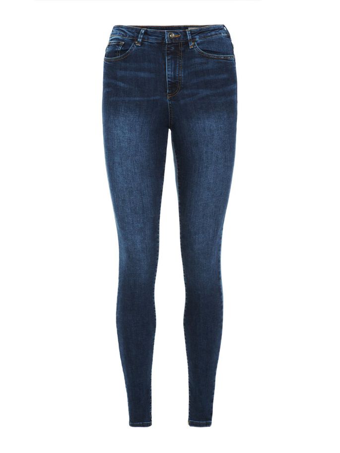 Sophia Medium Blue High Waist Skinny Jeans