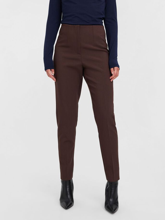 Sandy Coffee Tapered Trousers