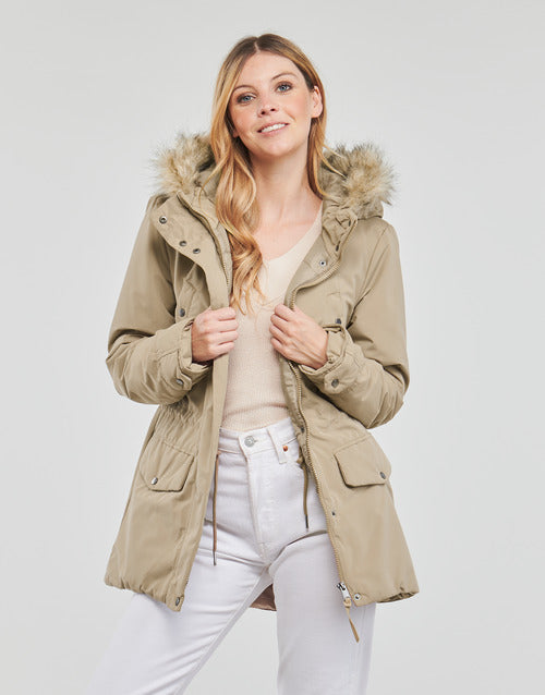 Demi Beige Parka Jacket