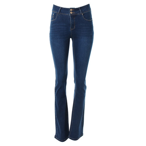 Lorraina Vintage Blue Bootcut Jeans