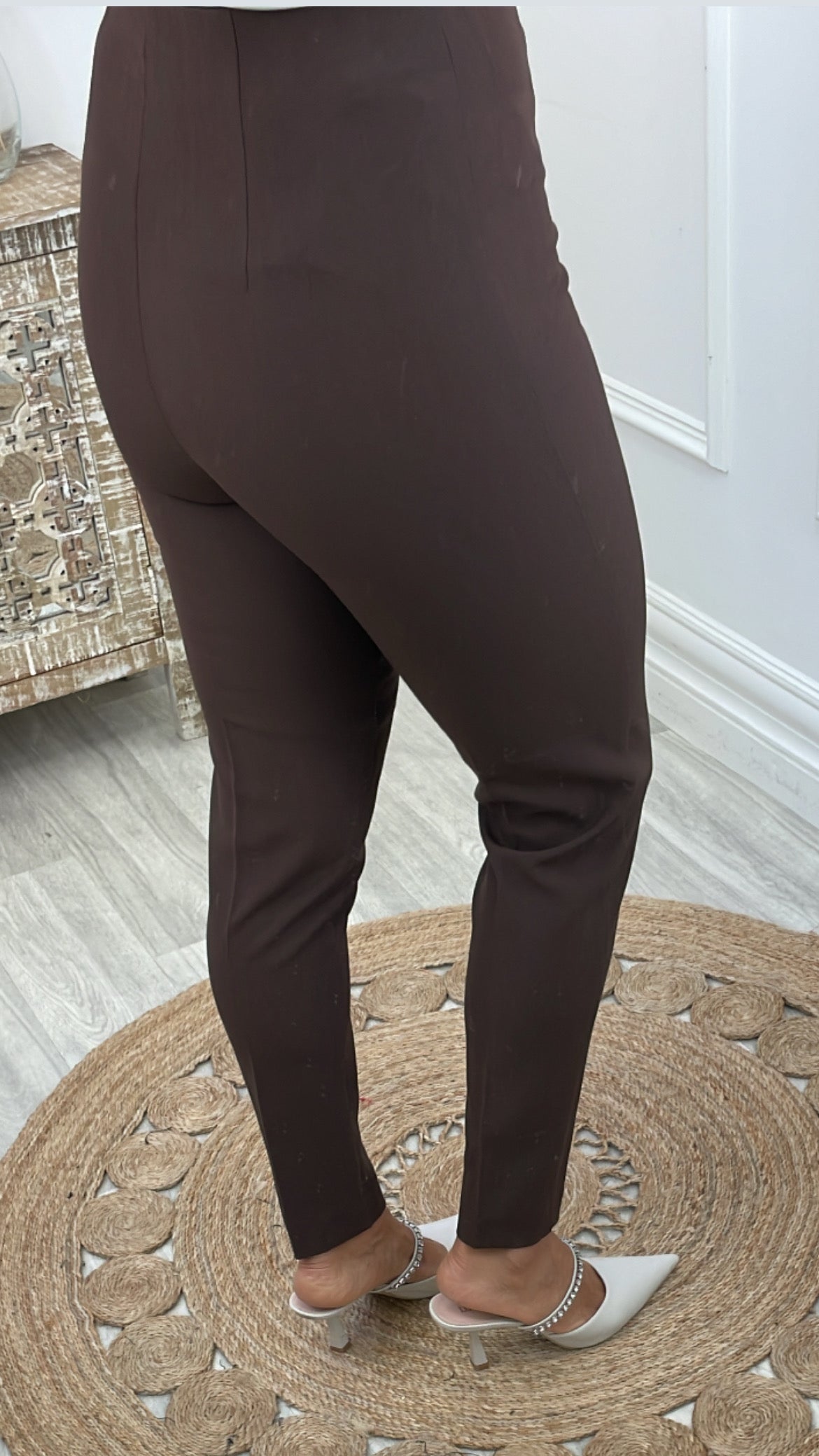 Sandy Coffee Tapered Trousers
