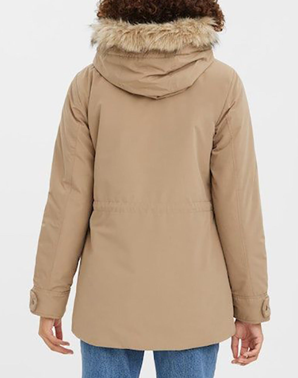 Demi Beige Parka Jacket