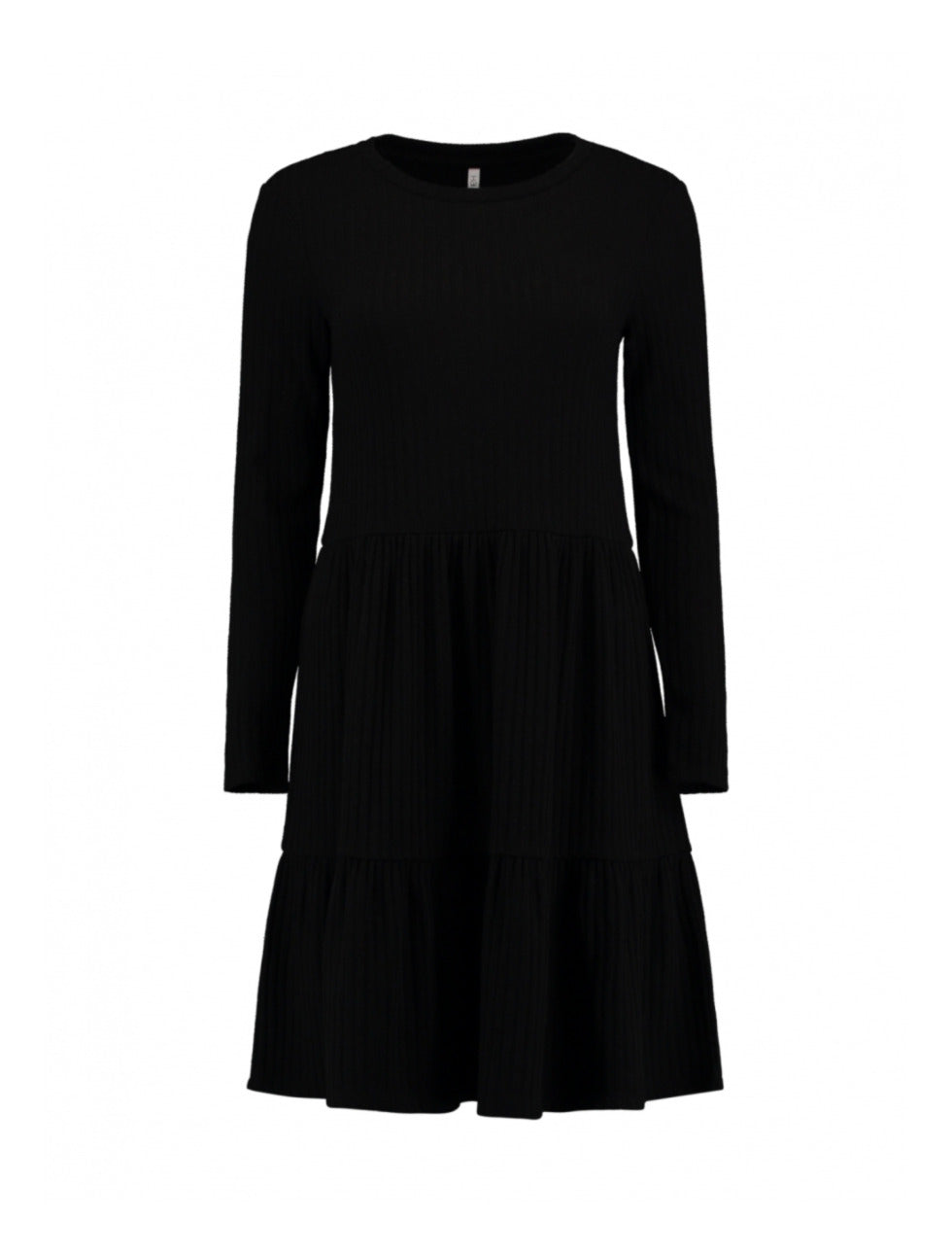 Alva Black Smock Knitted Dress