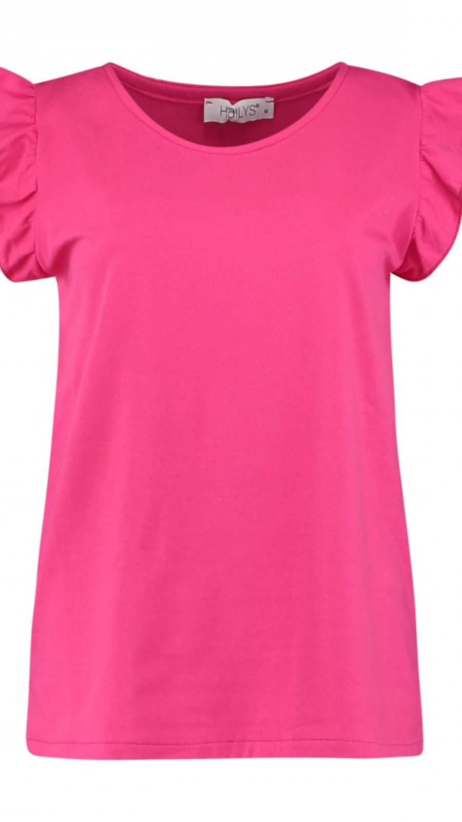 Phoenix Pink Frill Sleeve Blouse