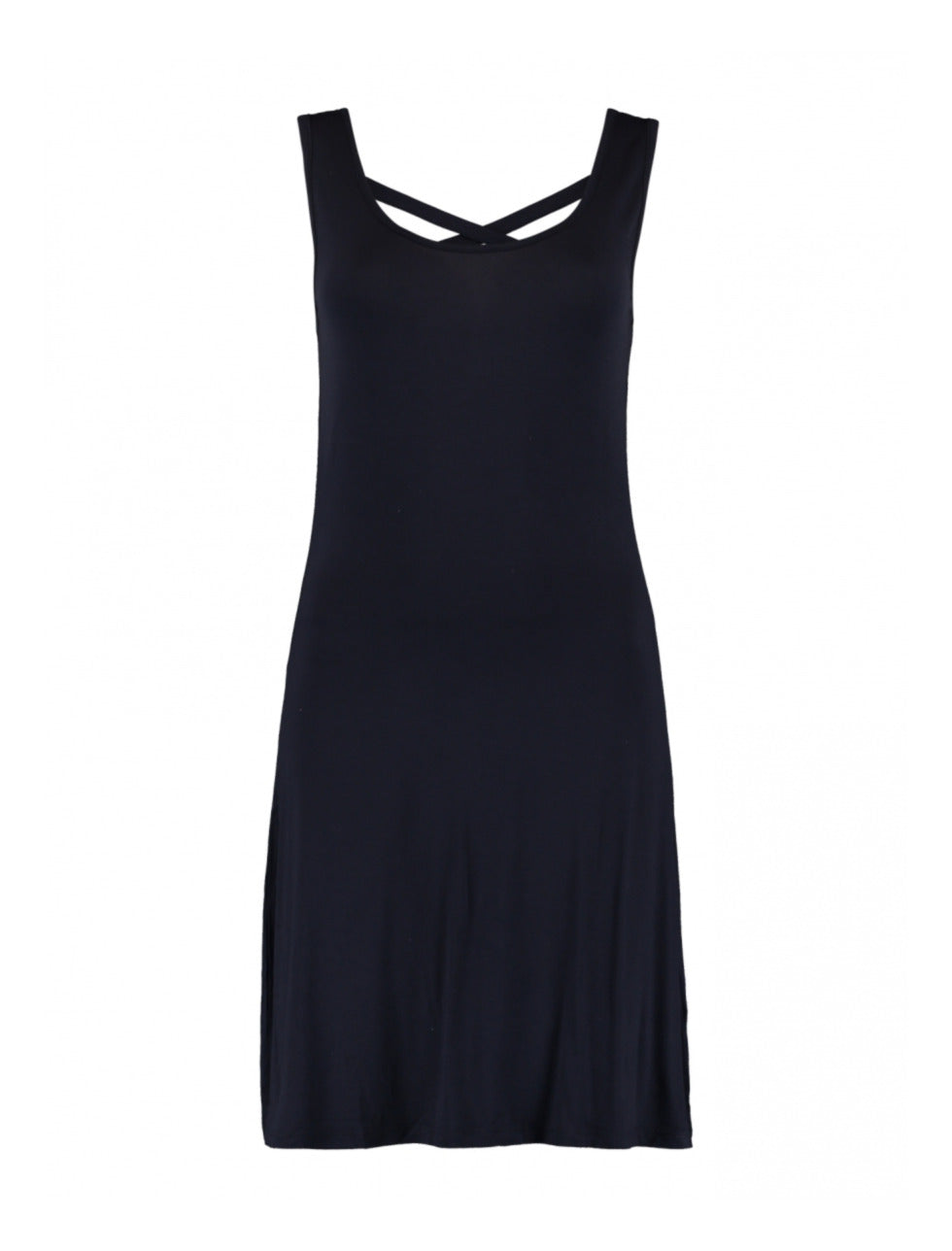 Link Navy Criss Cross Back Dress