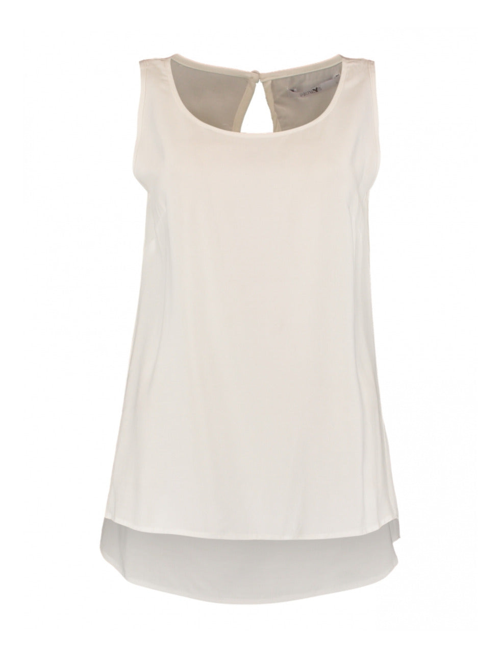 Robina Offwhite Sleeveless Top