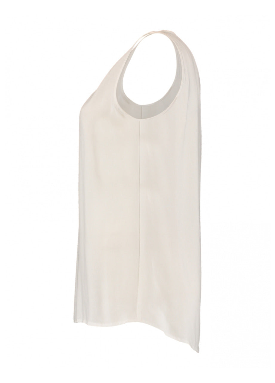 Robina Offwhite Sleeveless Top