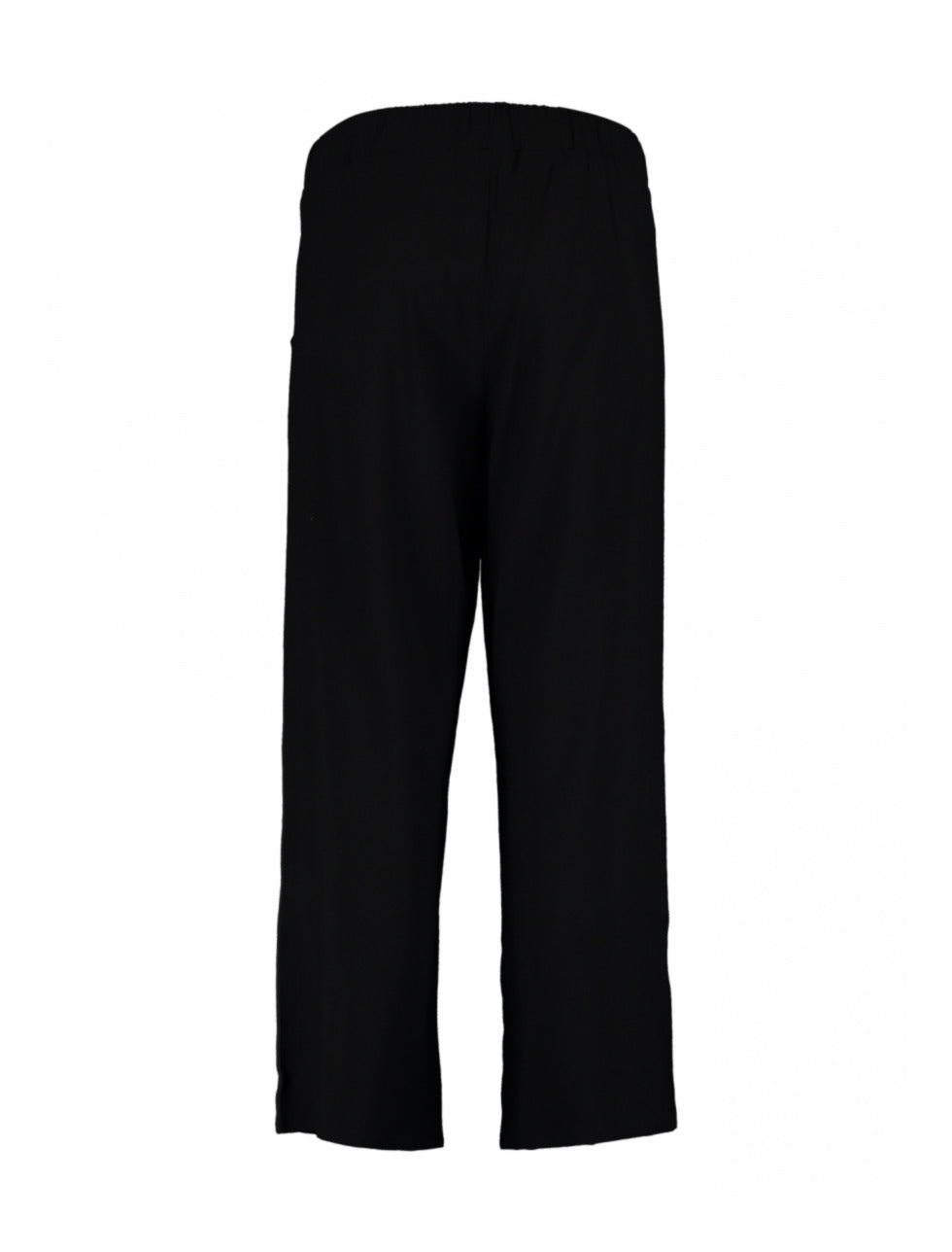 Cira Black Cropped Trousers