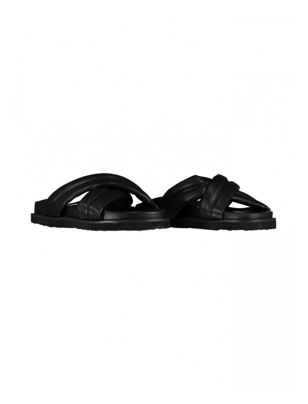 Nele Black Criss Cross Sliders