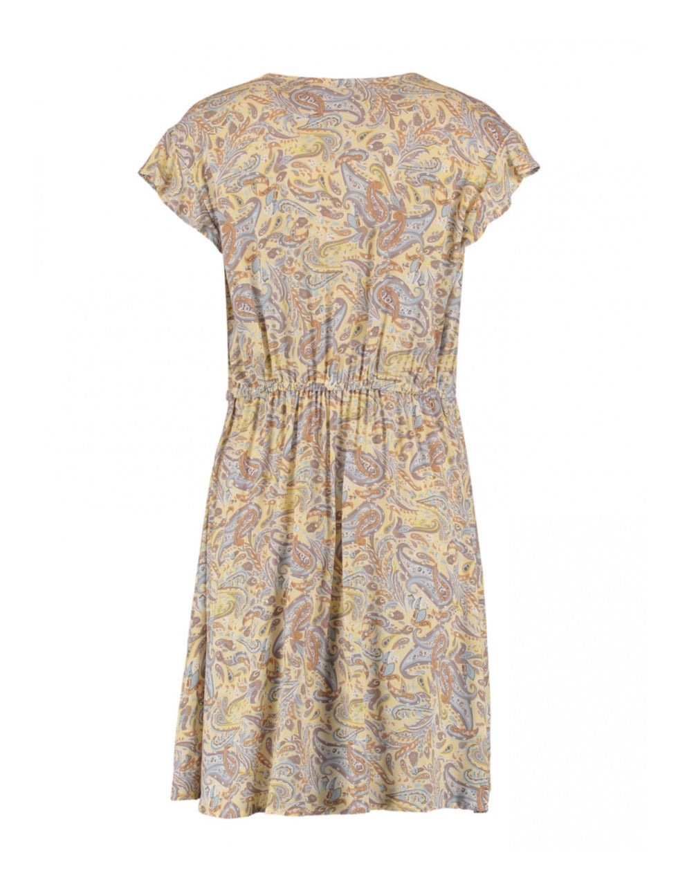 Melena Yellow Paisley Tunic Dress