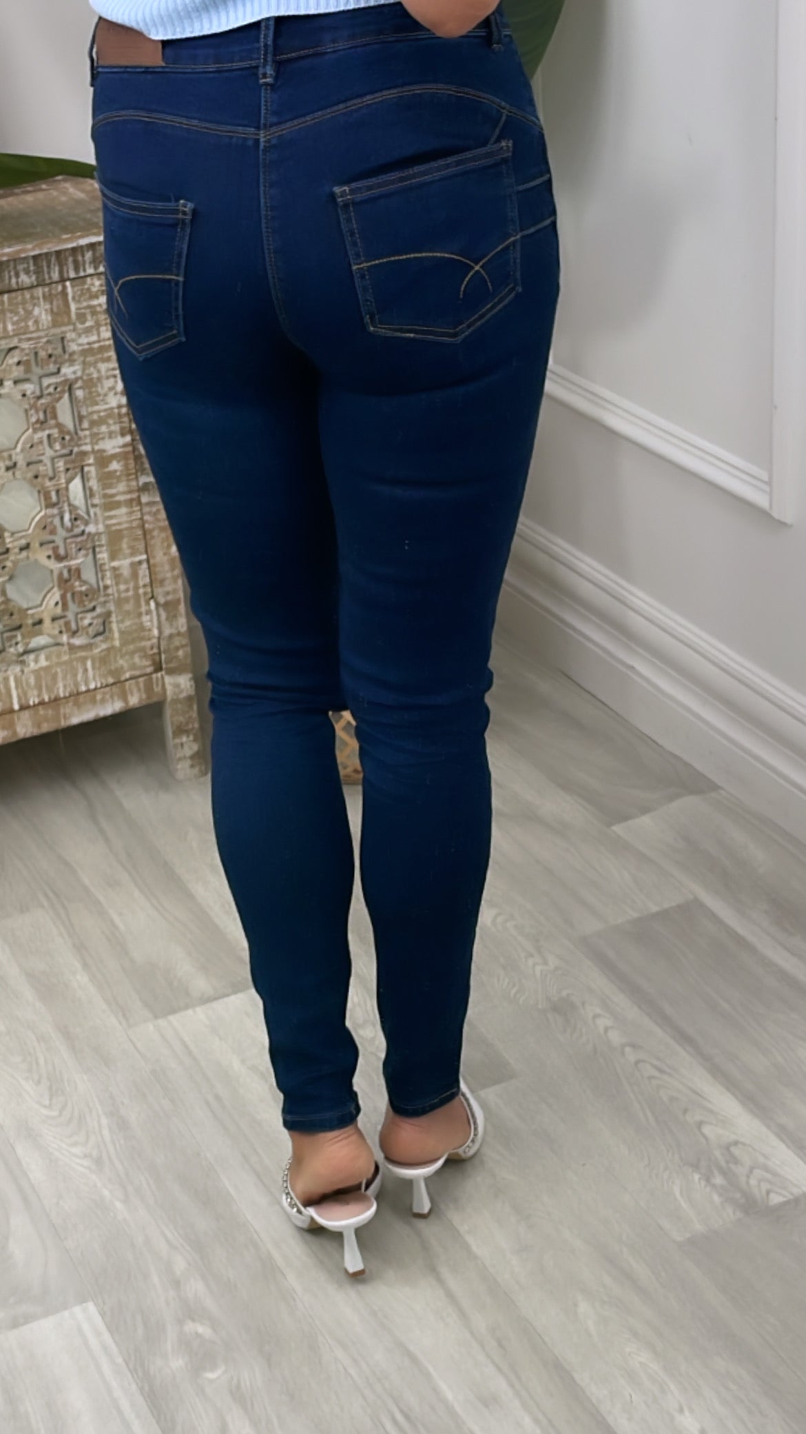 Keena Dark Wash Skinny Jeans