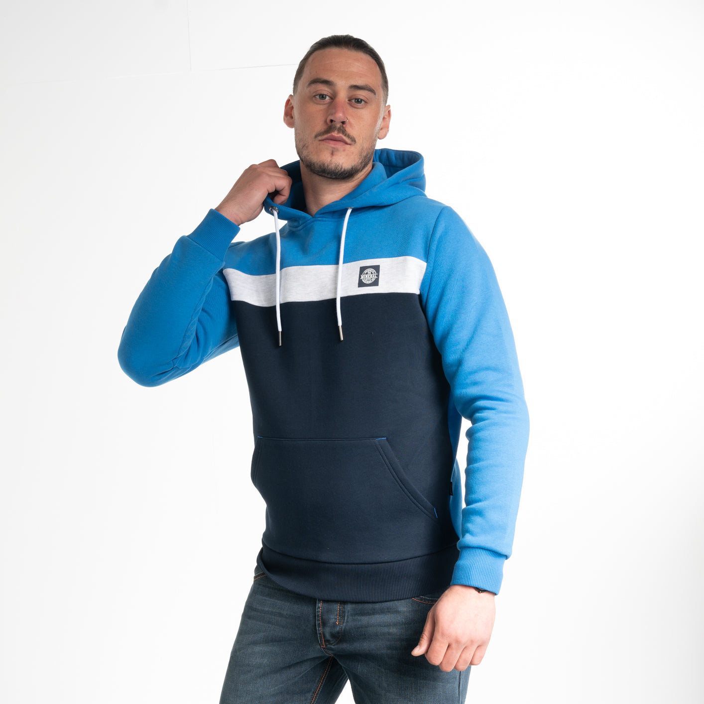 Andros Blue Overhead Hoodie