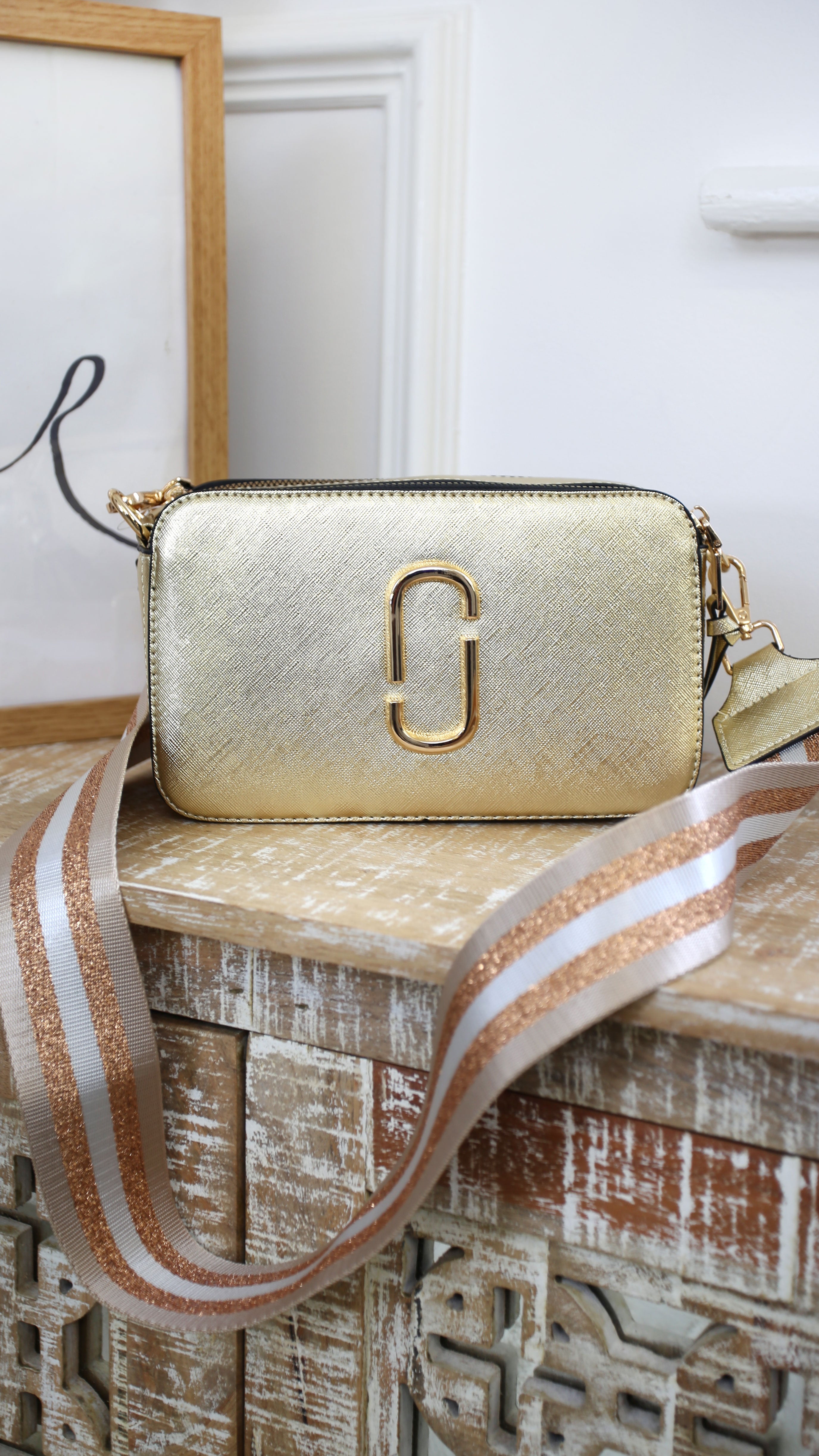 Lauren Gold Crossbody Bag