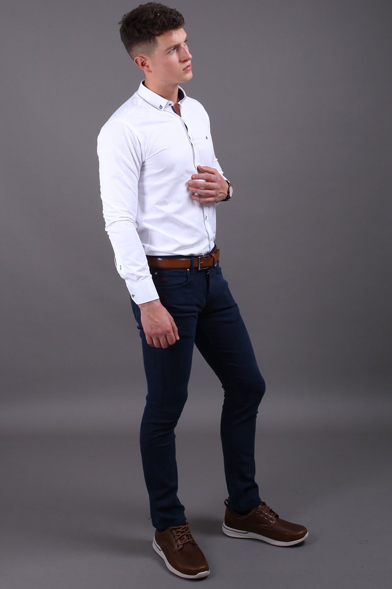 Lolland White Oxford Shirt