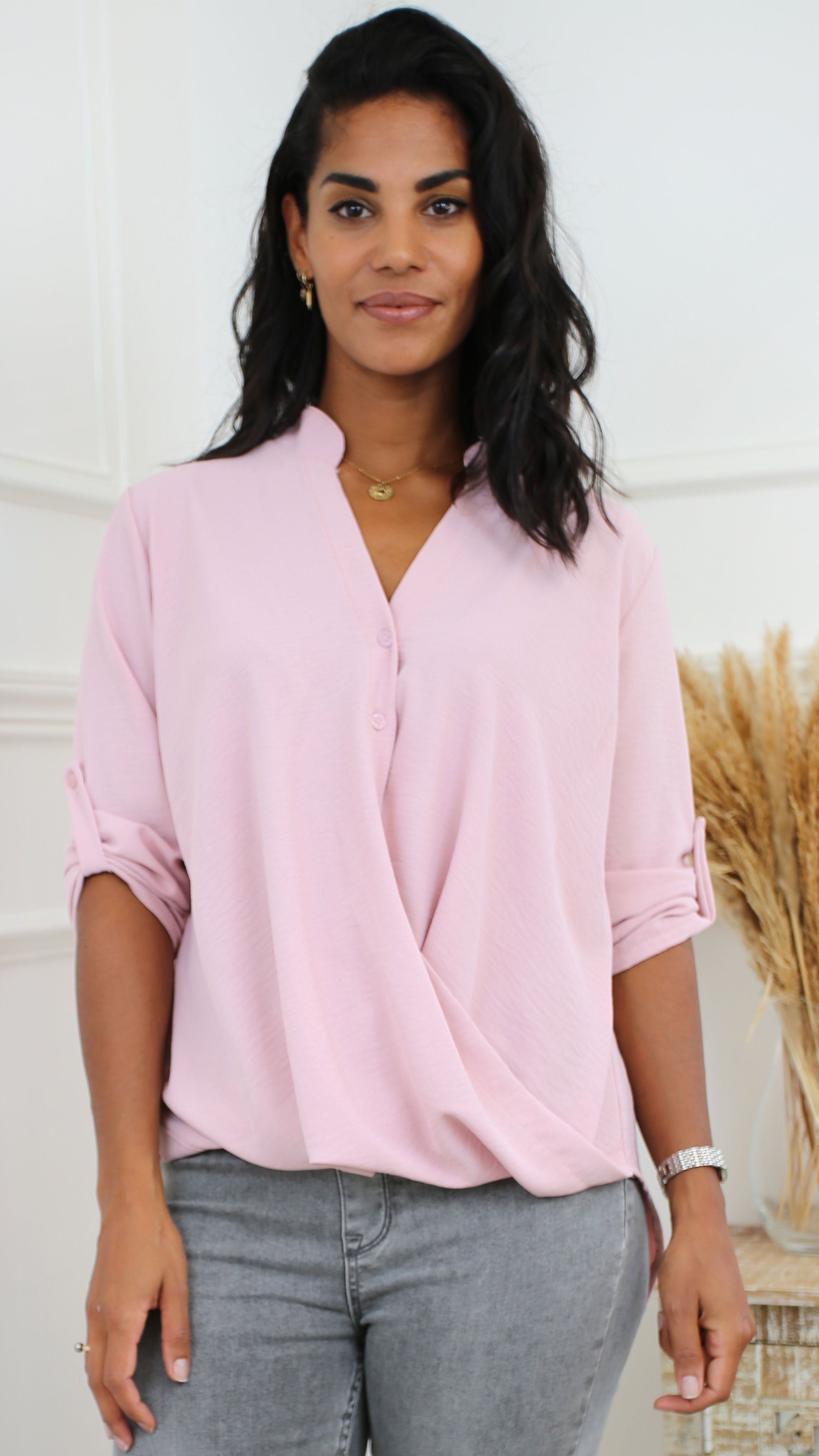 Darcy Rose Wrap Blouse