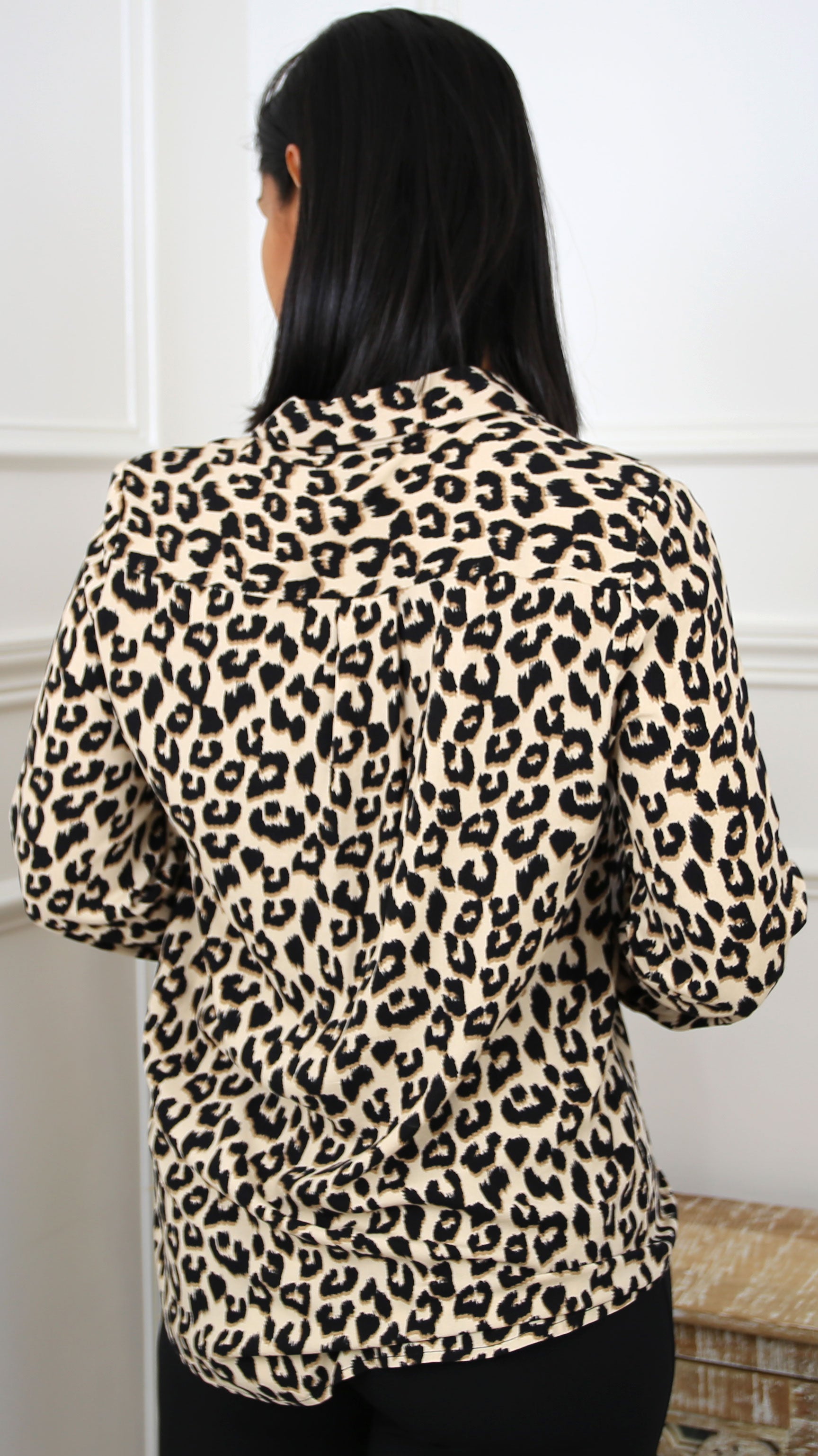 Easy Irish Cream Leopard Print Shirt