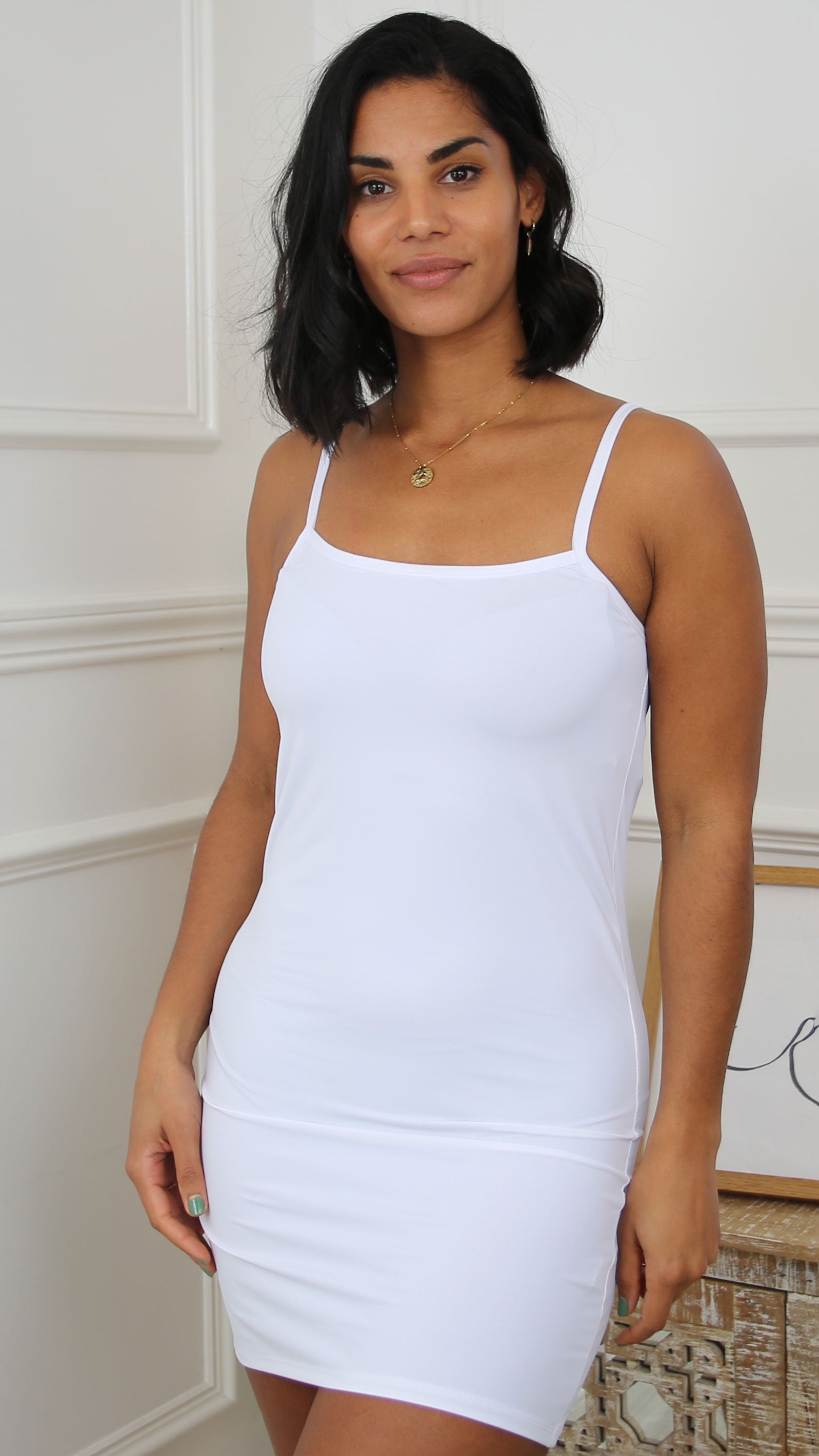 Giorgia White Mini Slip