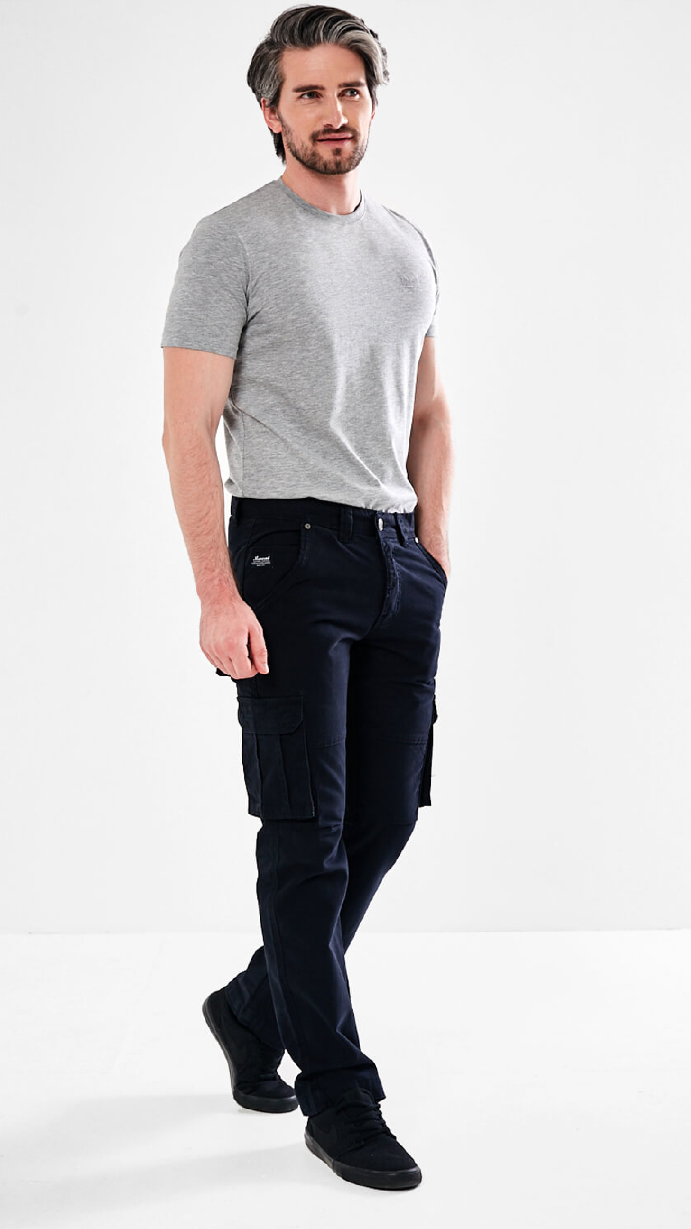 Earl Navy Cargo Chinos