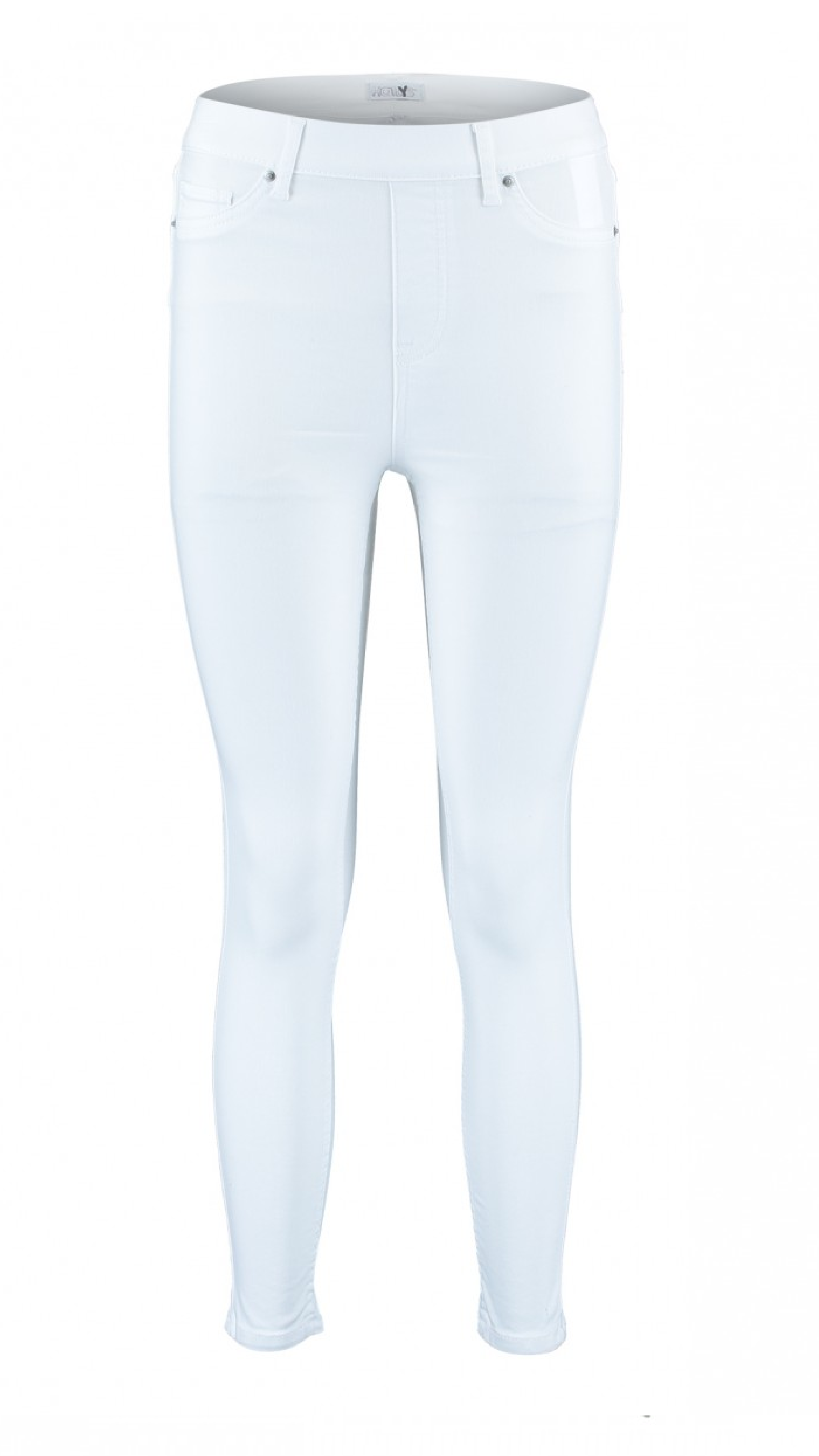Jeggy White High Waist Skinny Jeggings