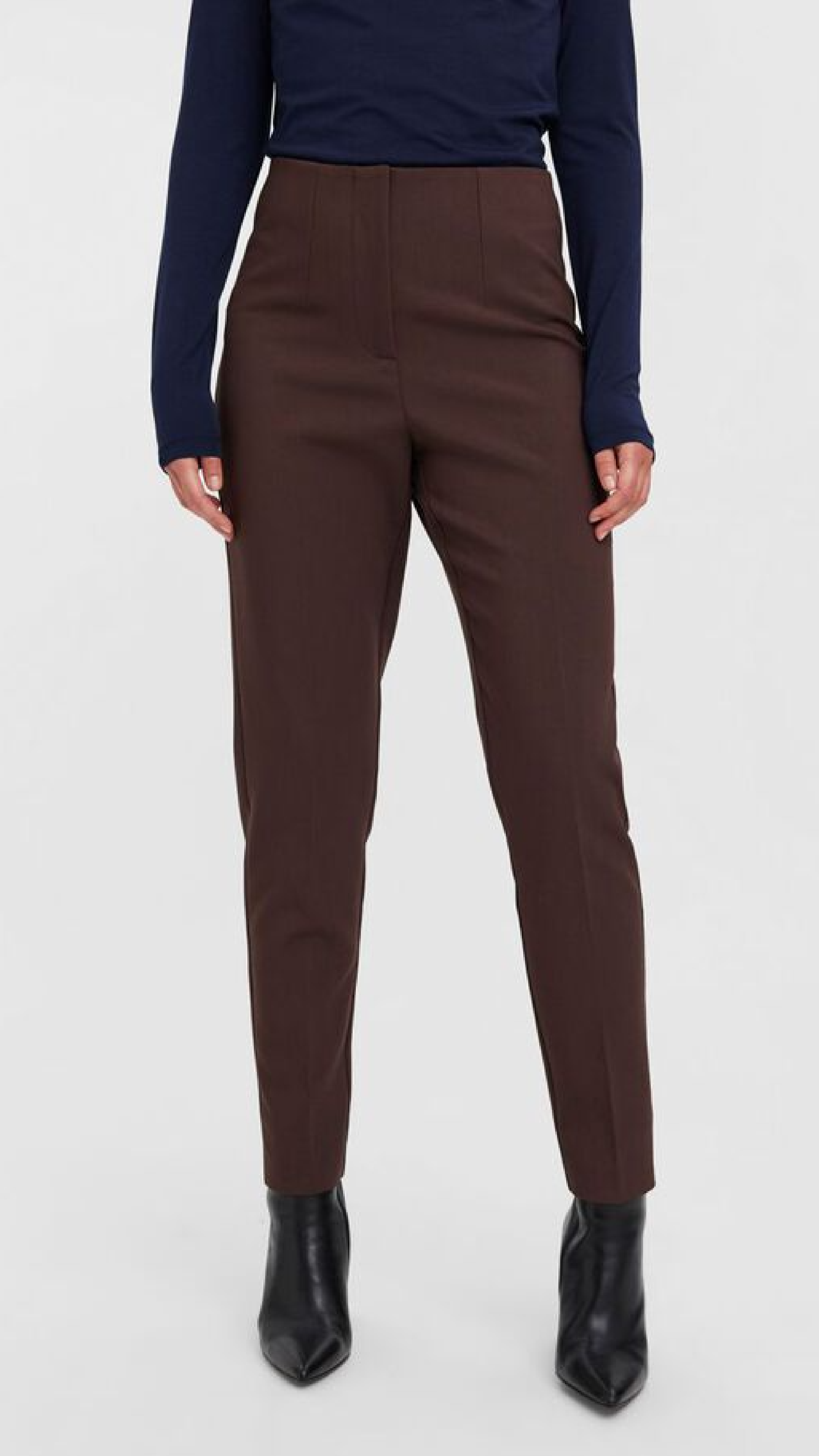 Sandy Coffee Tapered Trousers