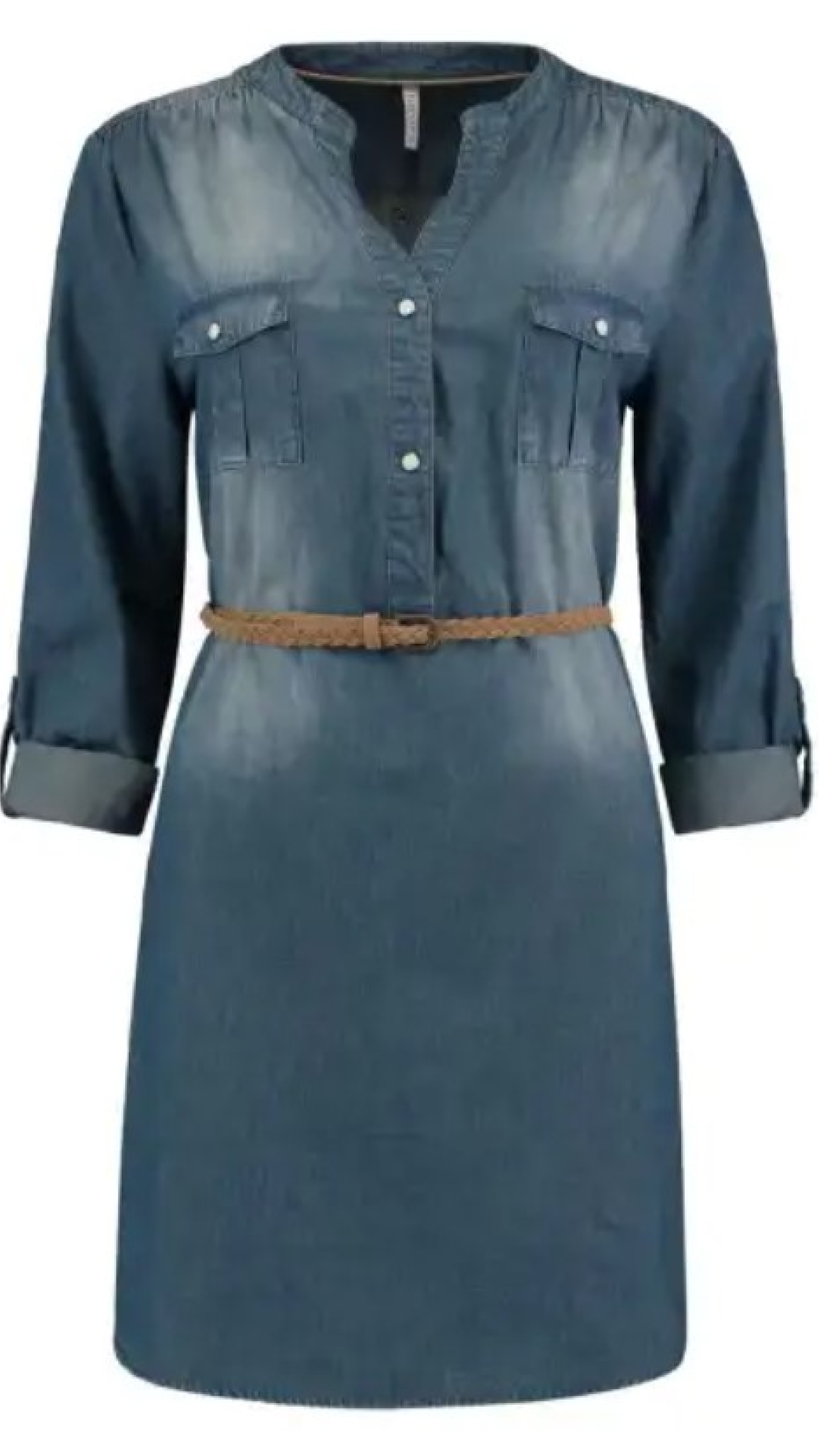 Patty Blue Longline Blouse