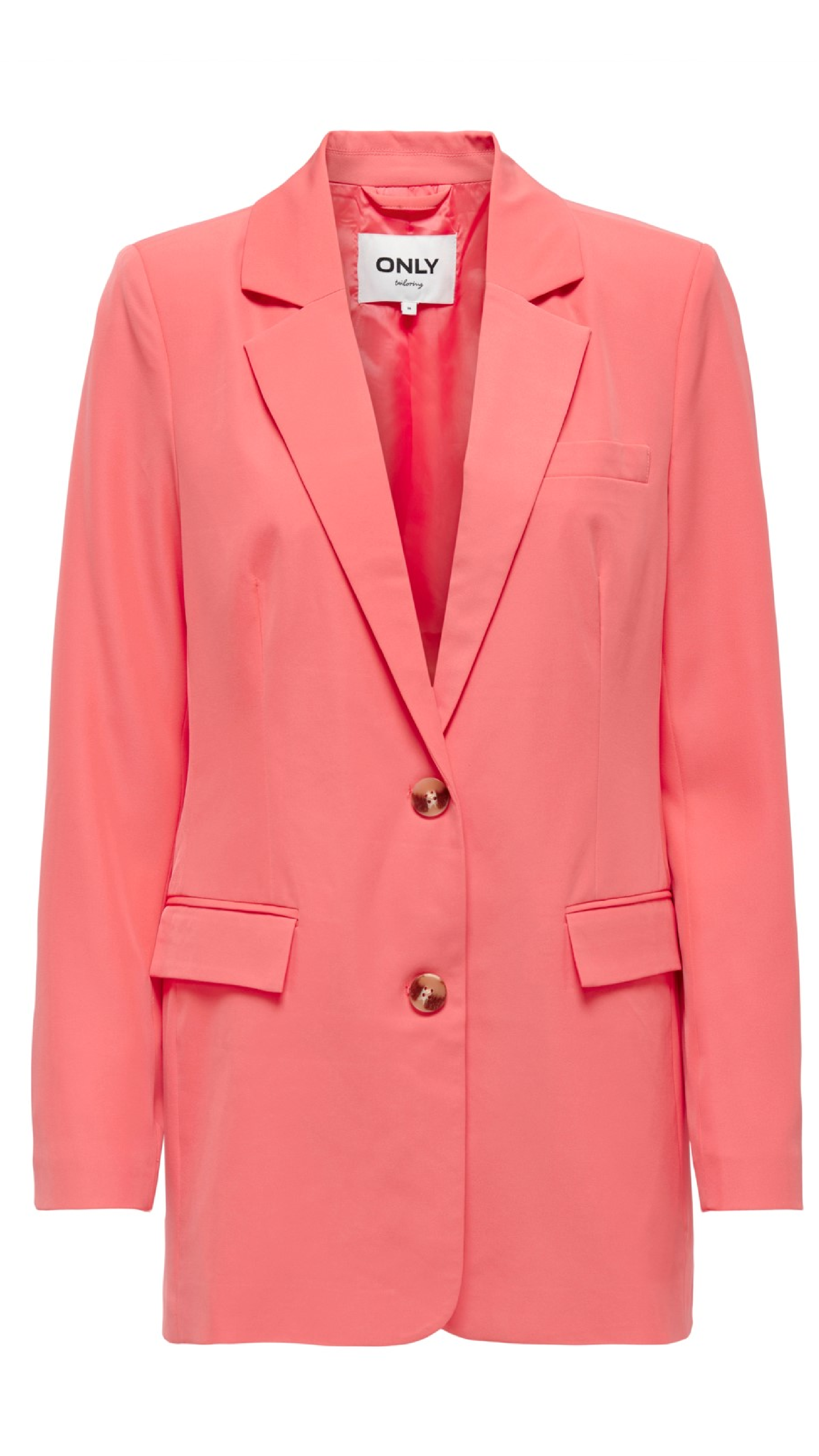 Laura Peach Single Breasted Blazer