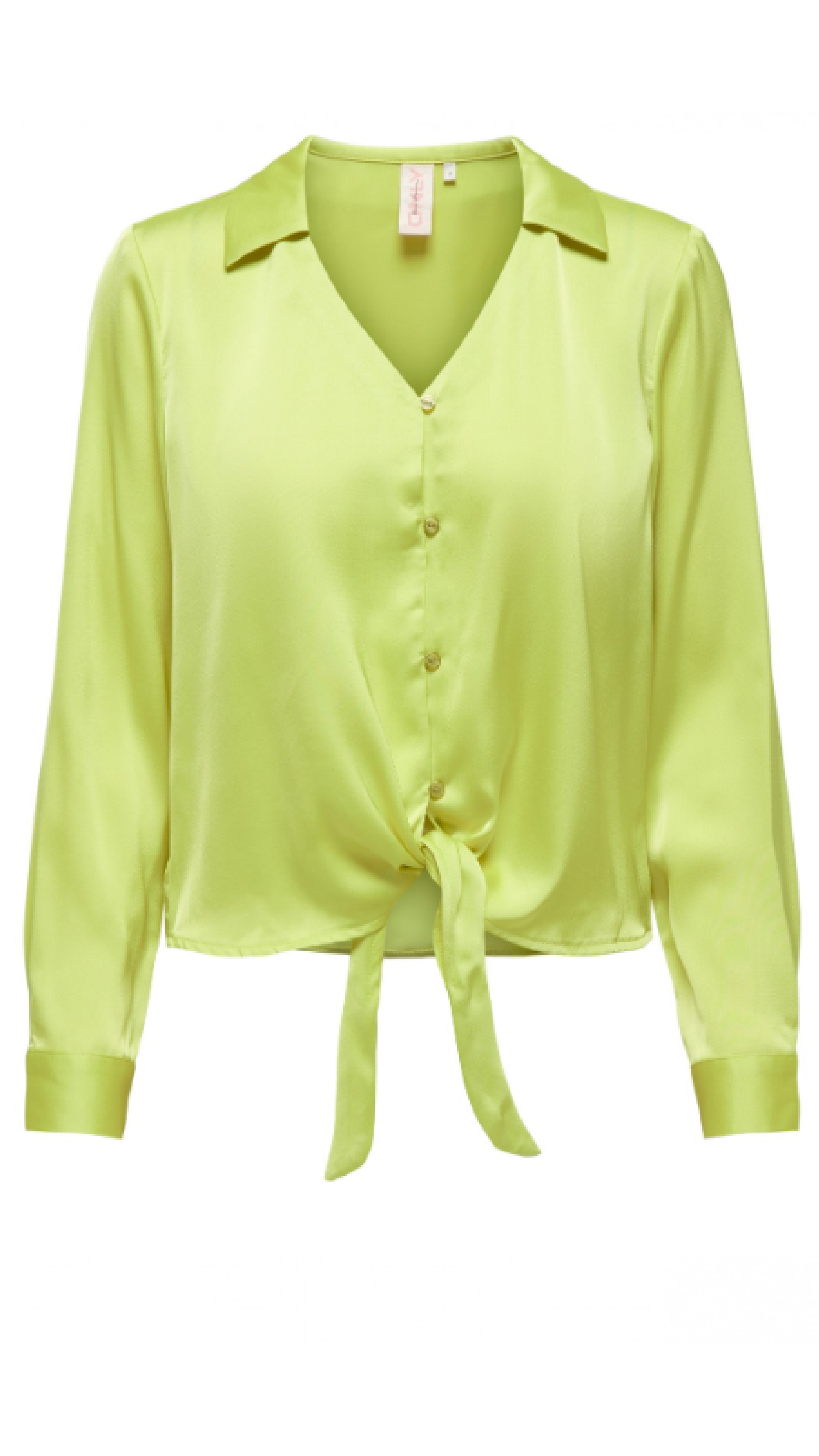 Kiki Celery Green Knot Shirt