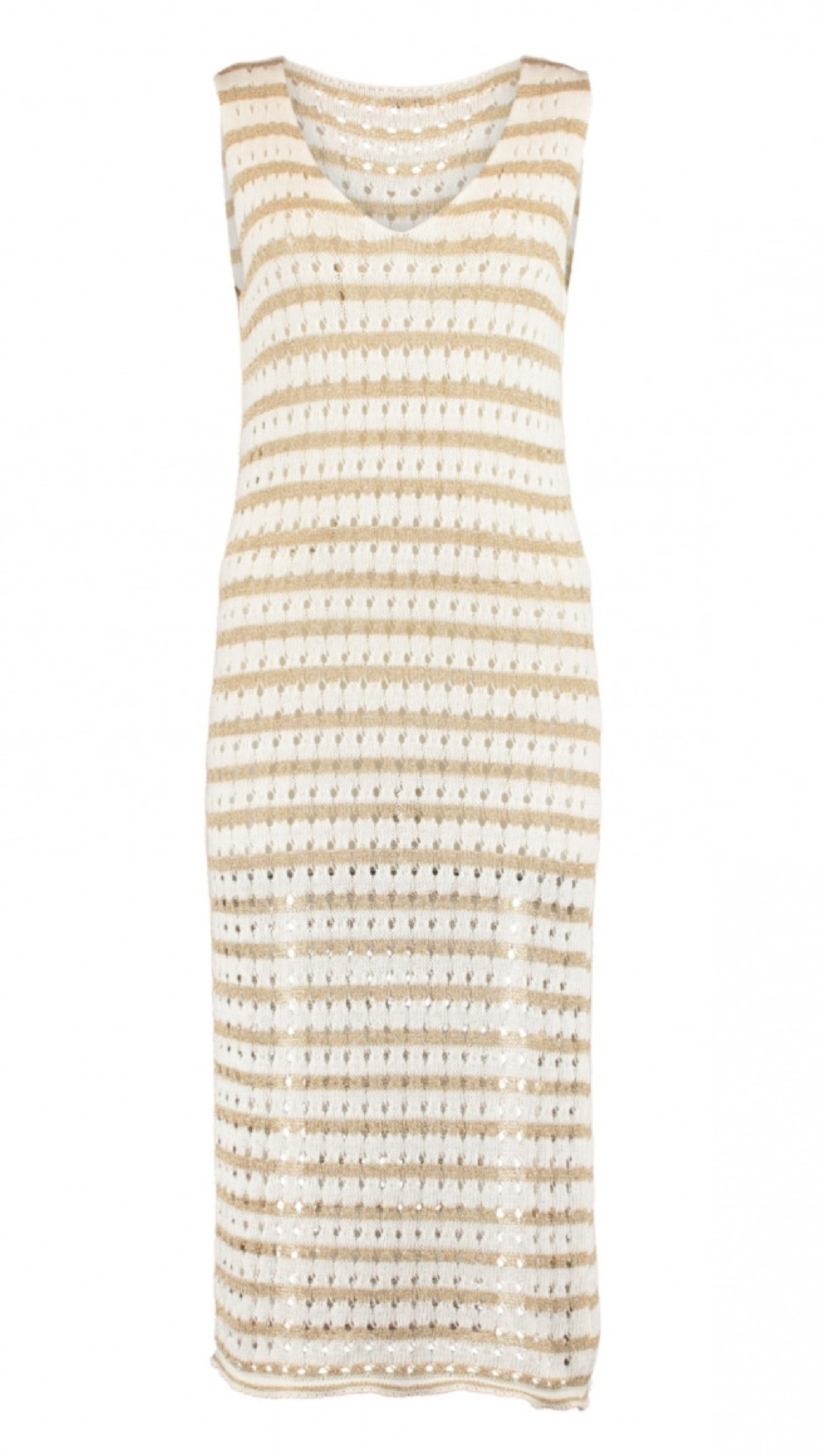Libby Cream Crochet Midi Dress