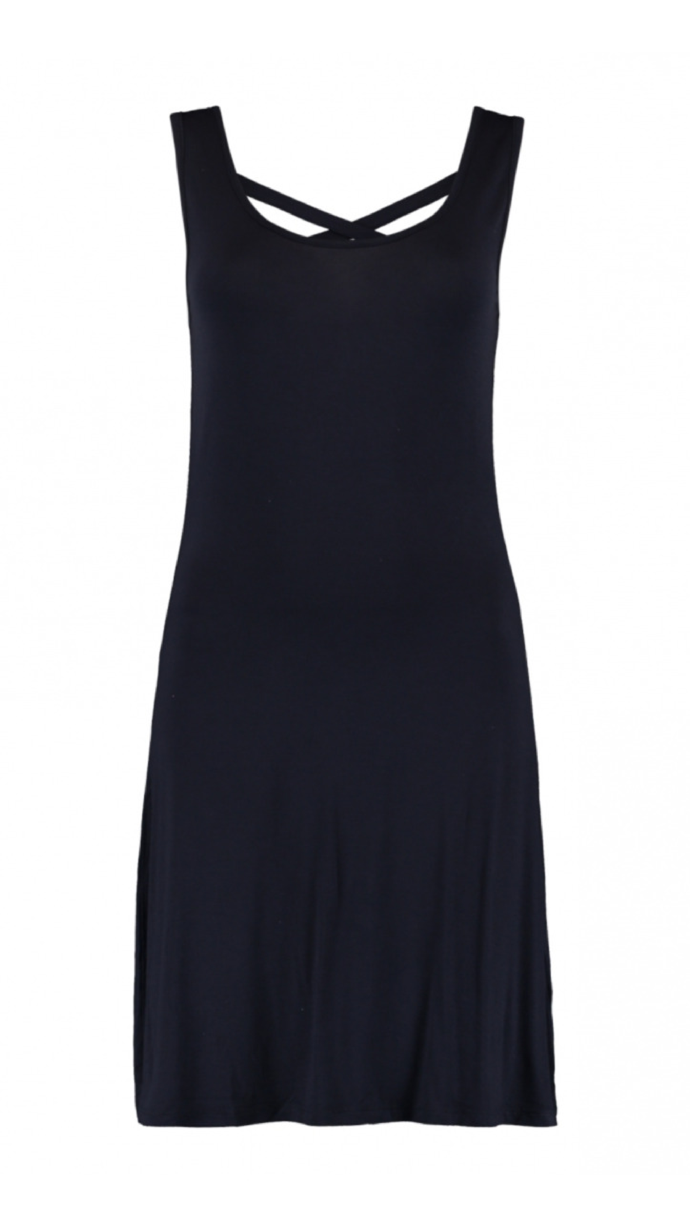 Link Navy Criss Cross Back Dress