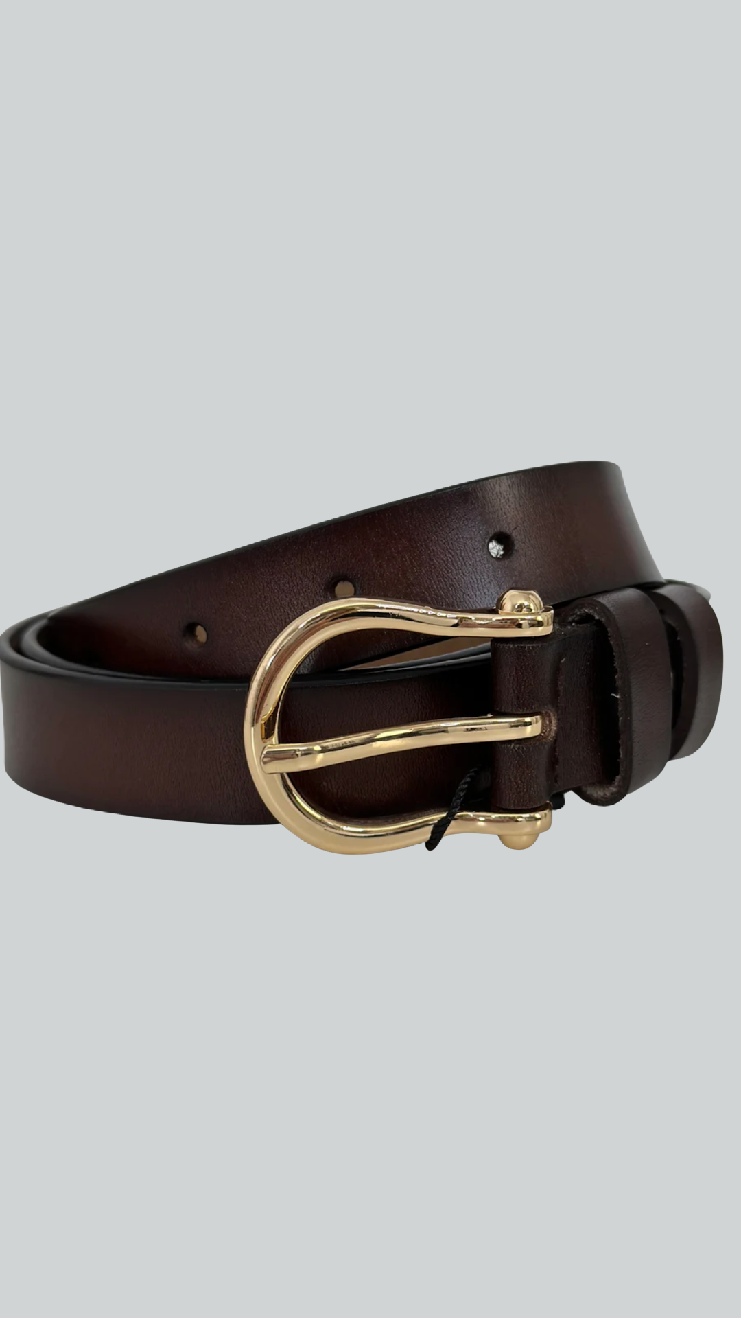 Keeva Brown Leather Jeans Belt