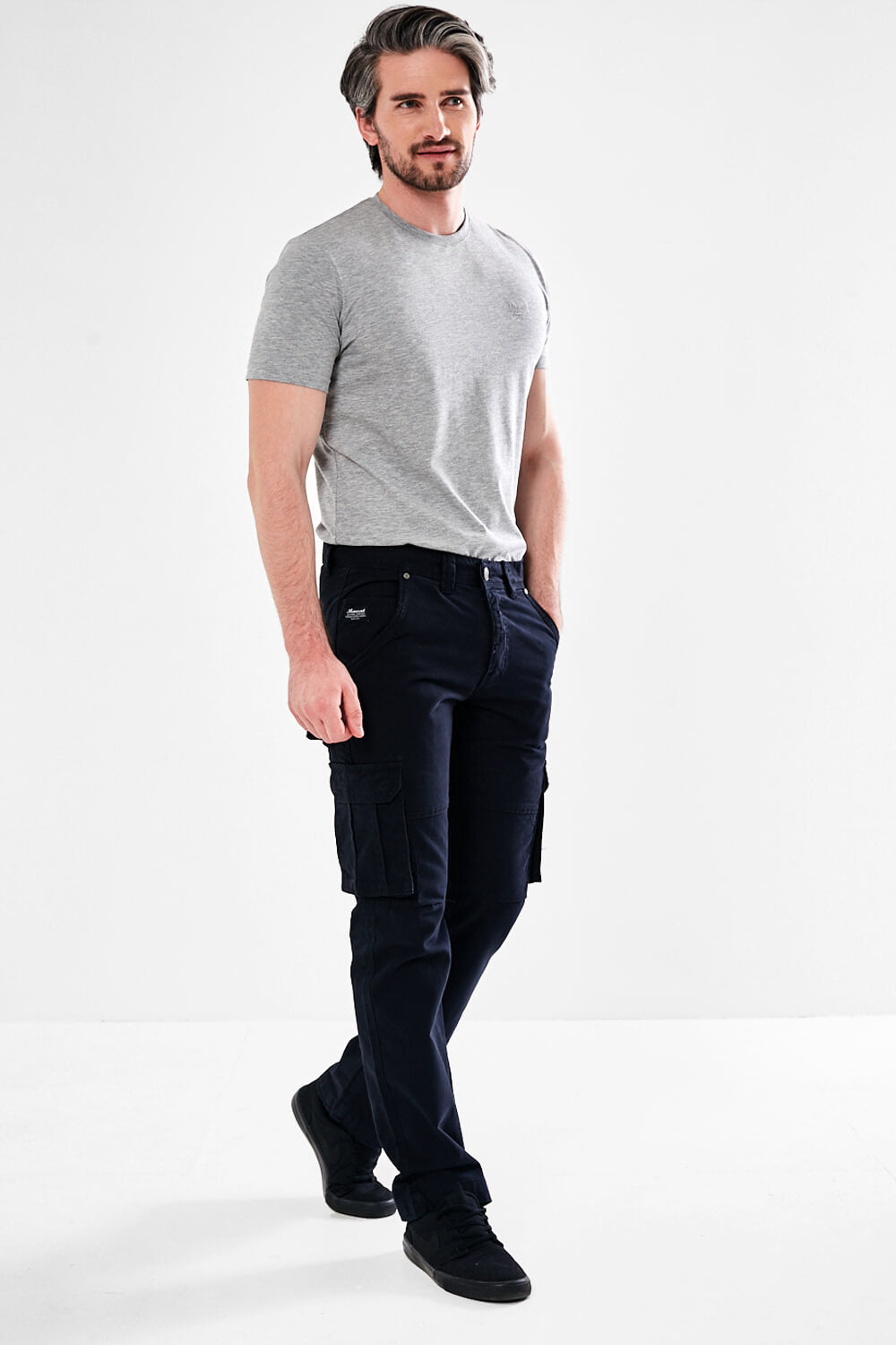 Earl Navy Cargo Chinos