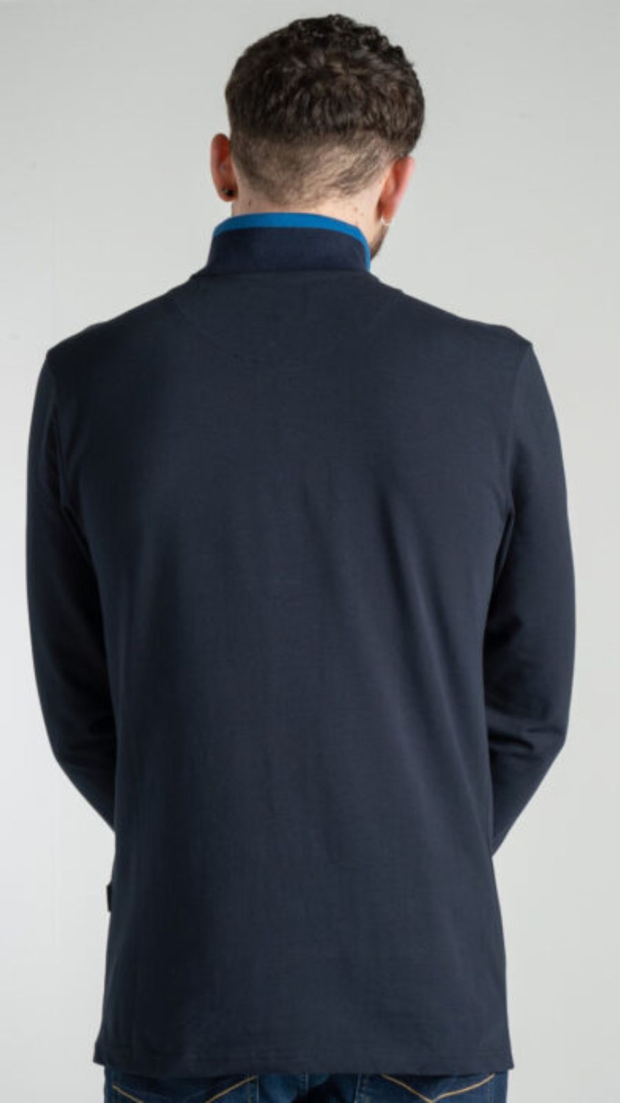 Karmel Navy 1/4 Zip Top