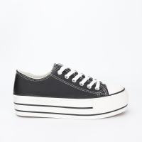 Trixie Black Platform Trainers