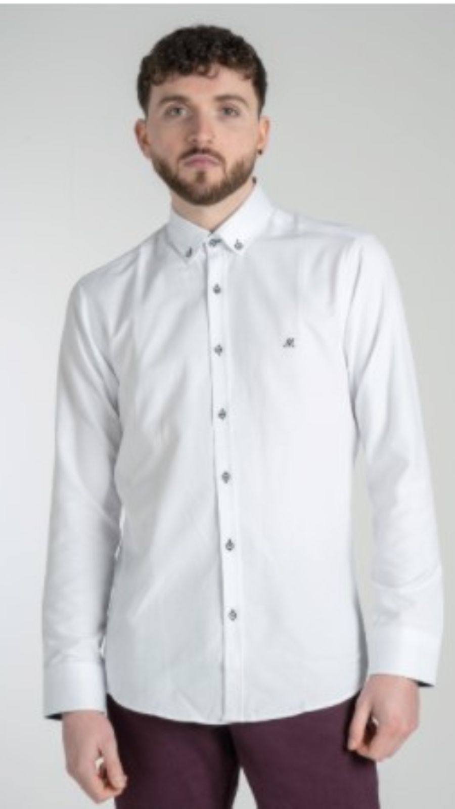 Lolland White Oxford Shirt