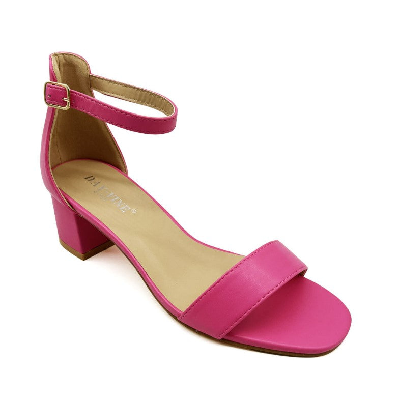 Madonna Fuchsia Strap Sandals