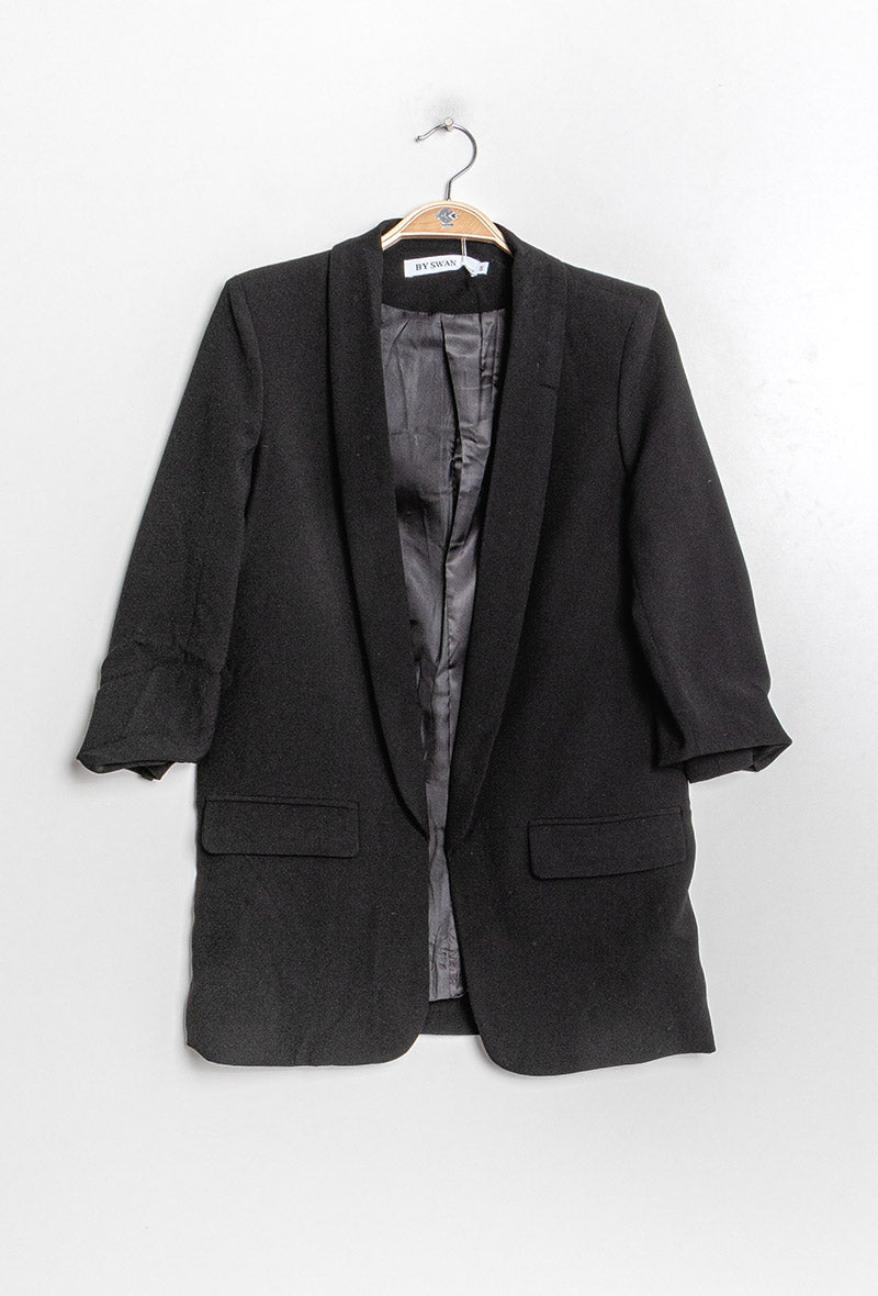 Sheila Black Open Front Blazer