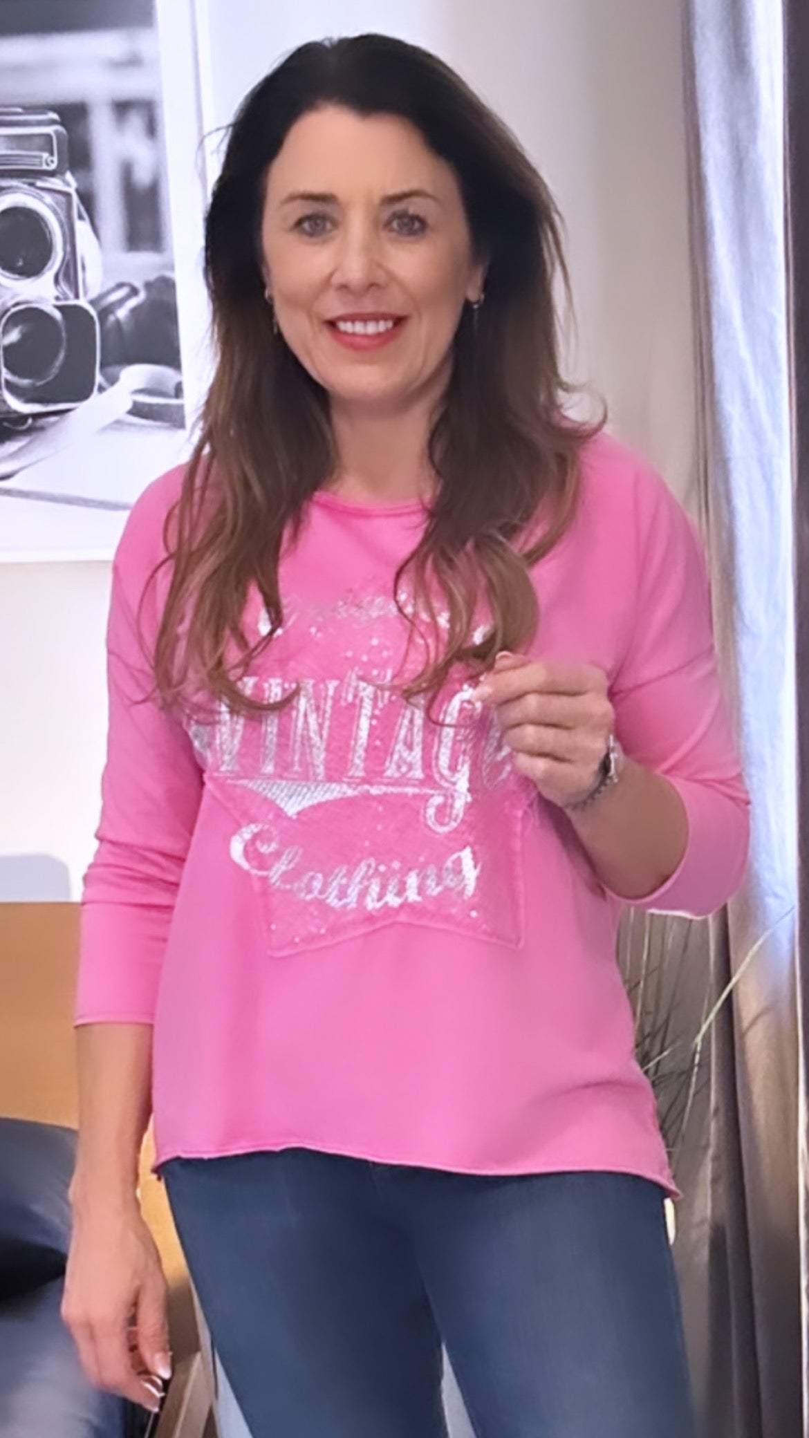 Rosella Fuchsia VINTAGE Top