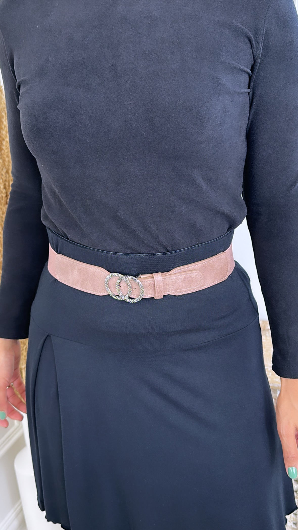 Paris Rose Elastic Belt