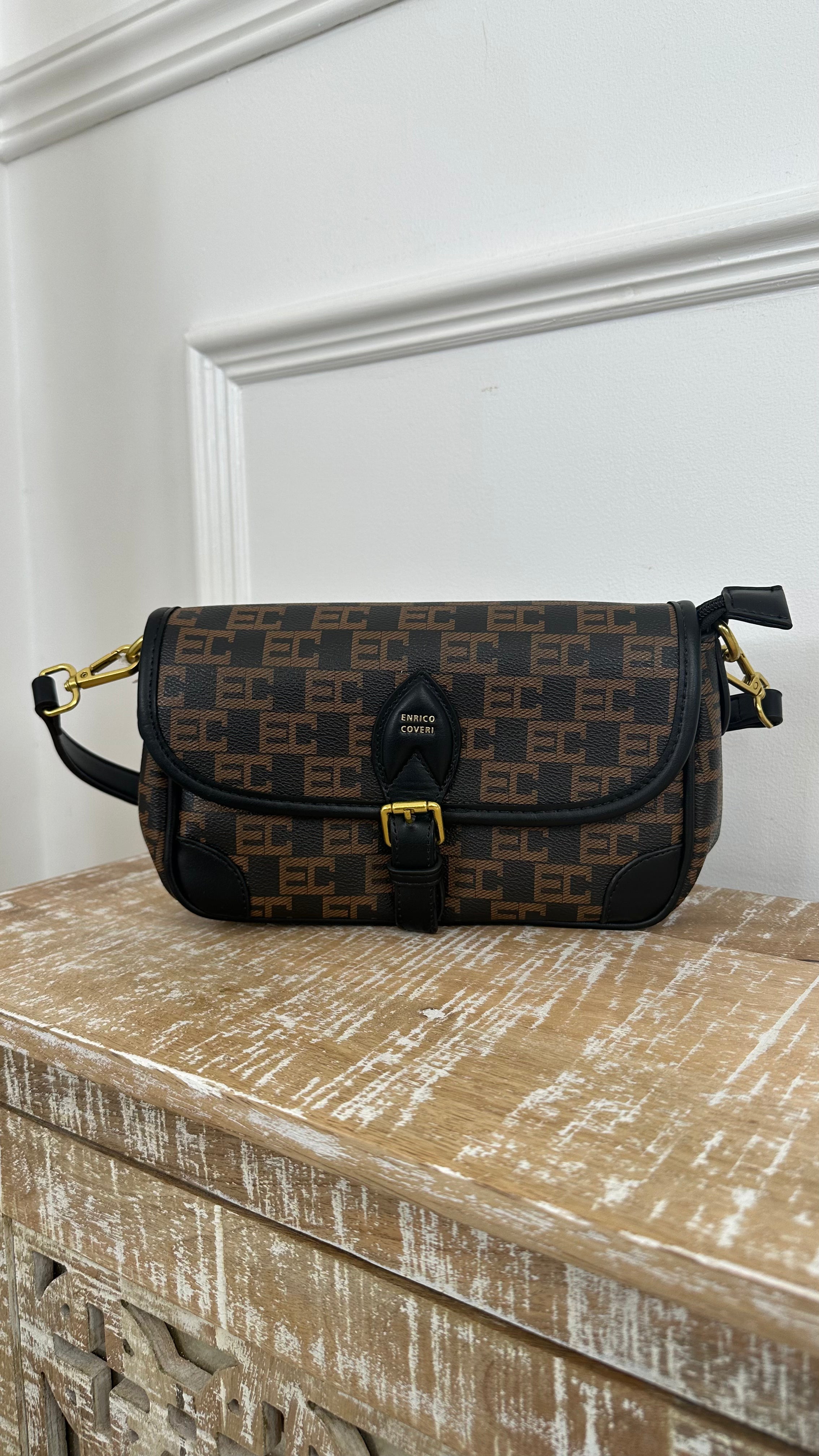 Claude Black Crossbody Bag