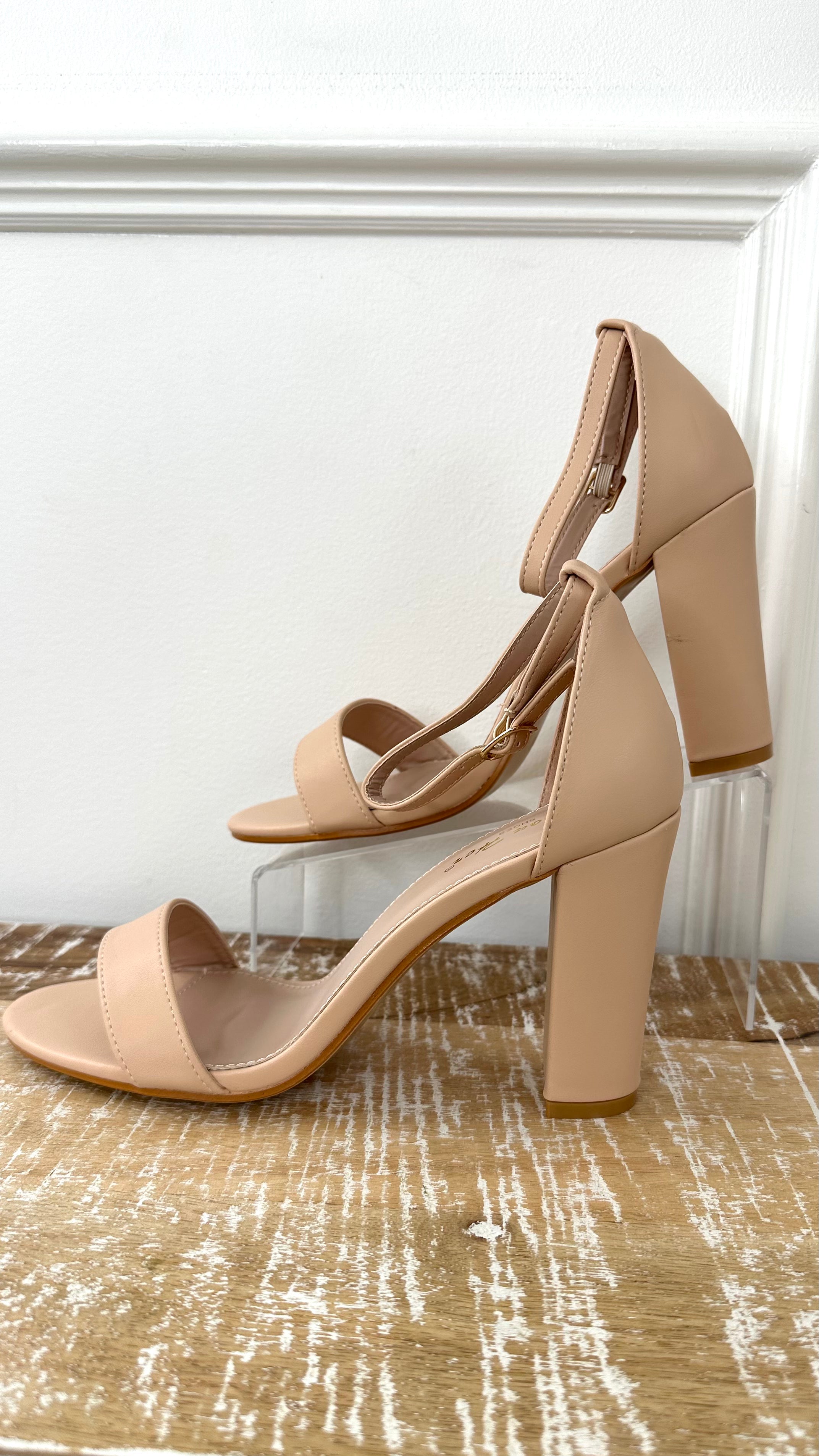 Ciara Beige Strap Sandals