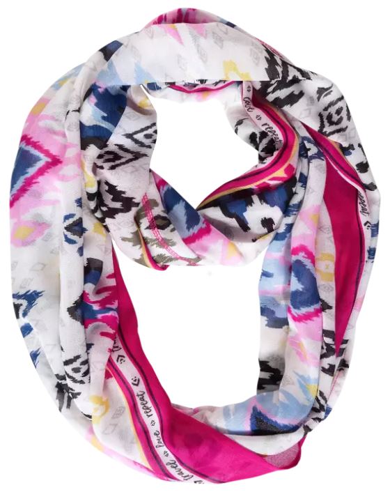 Zenni White Loop Scarf