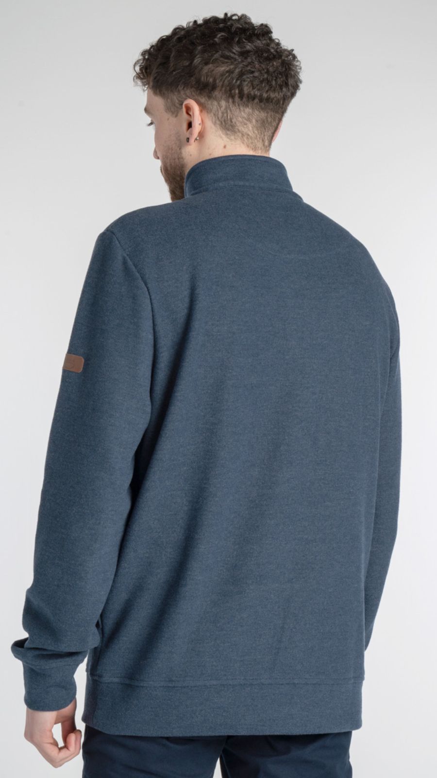 Kentucky Indigo Half Zip Sweater