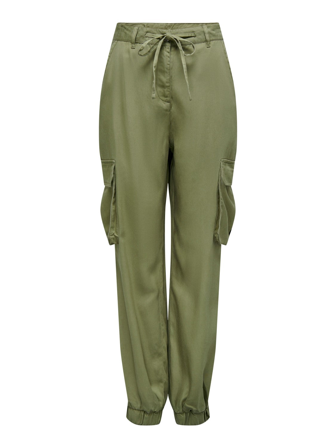 Kenya Aloe Green Utility Cargo Trousers