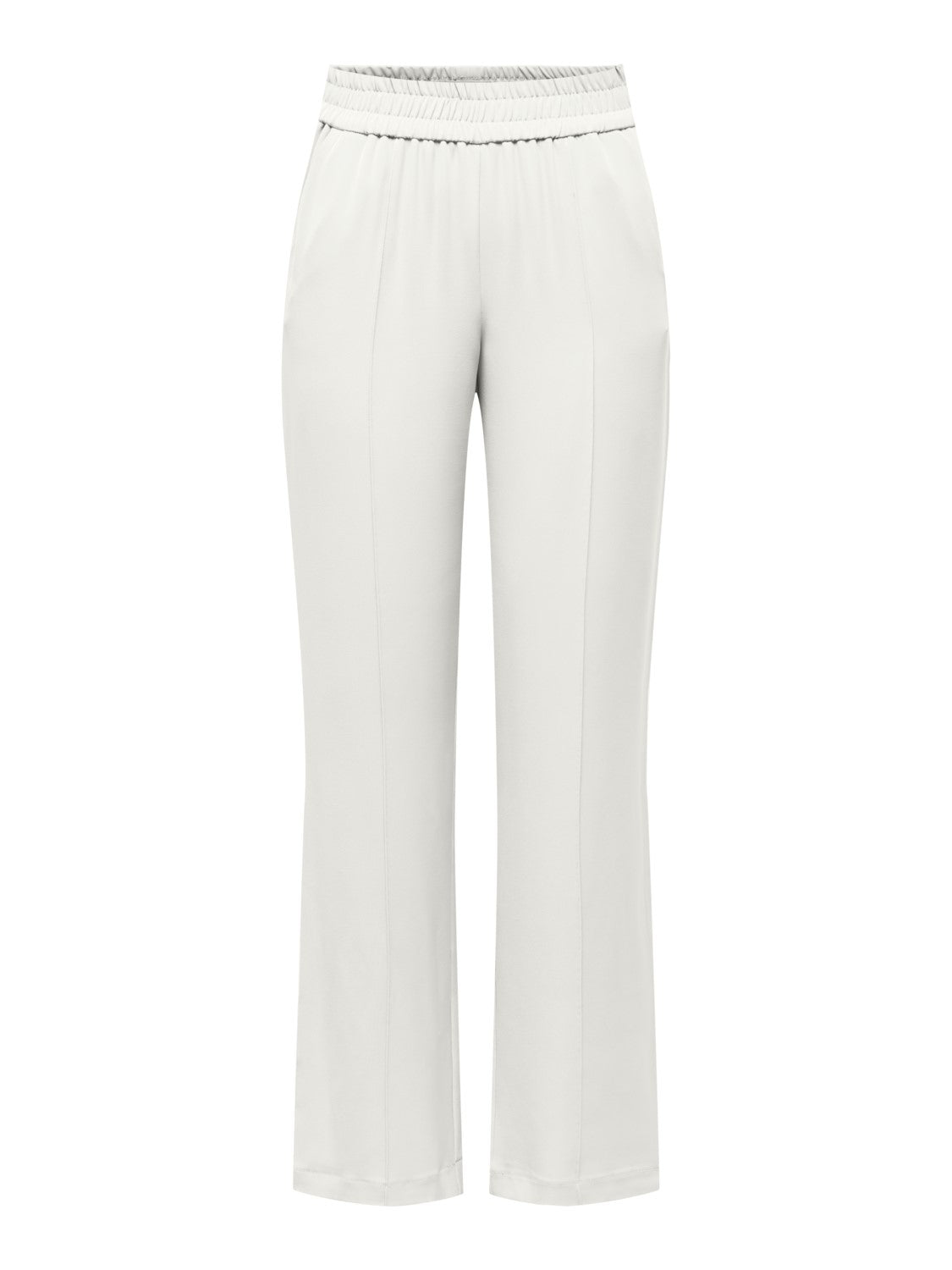Lucy-Laura Cloud White Pintuck Trousers