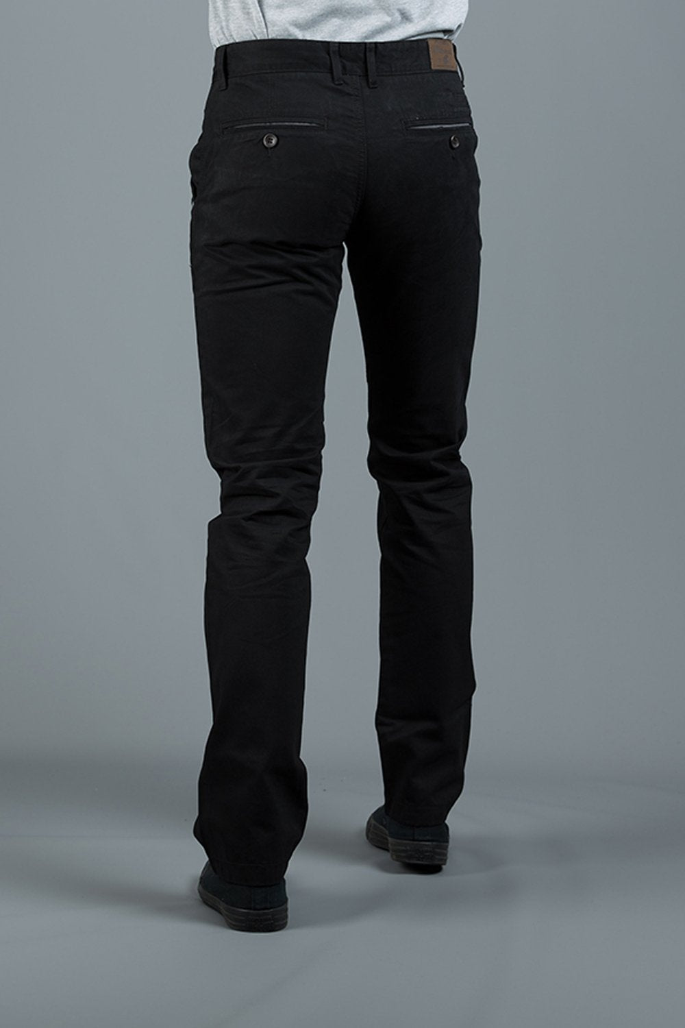 Jonnie Black Cotton Chinos