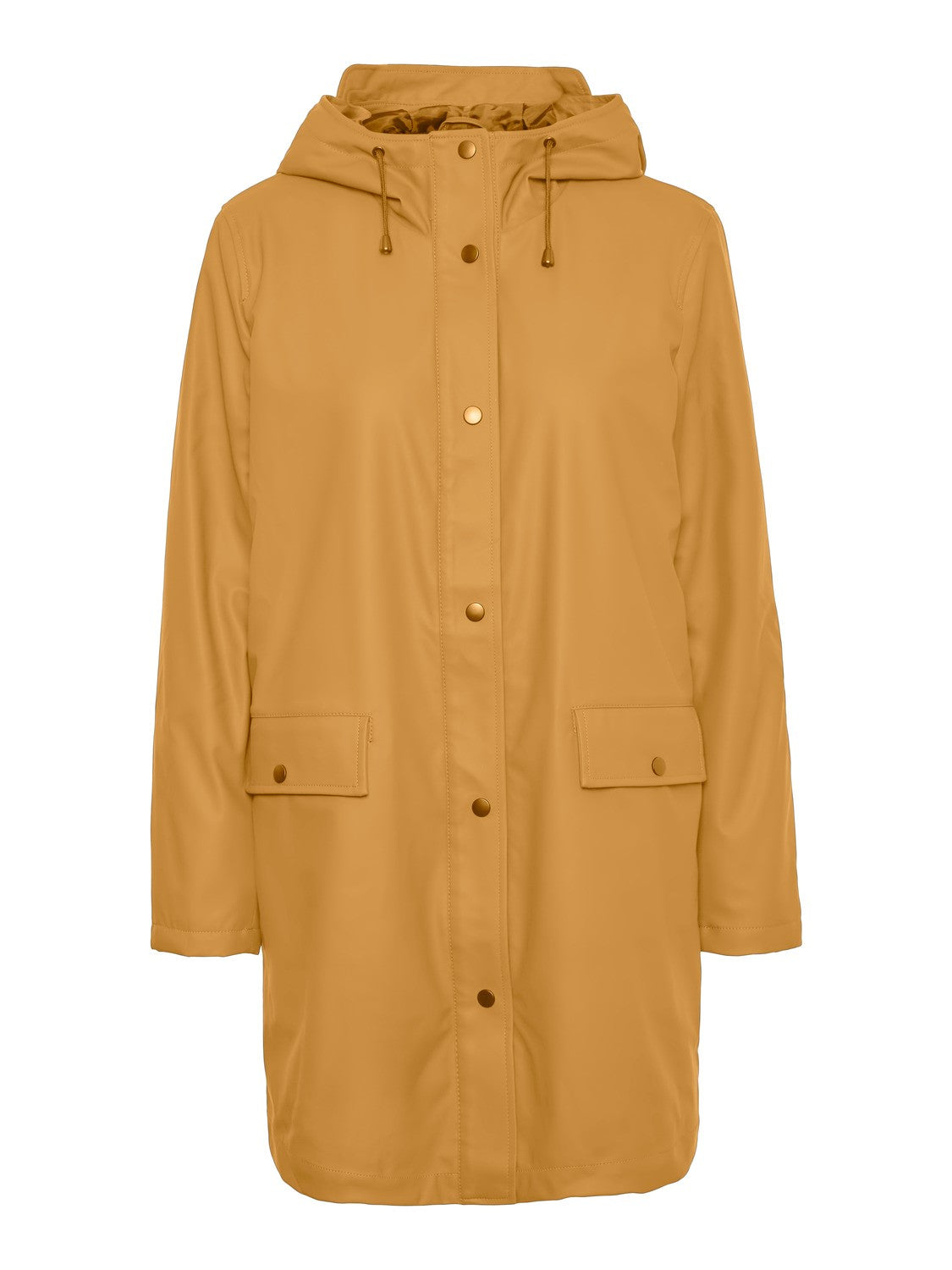 Asta Yellow Amber Long Rain Jacket