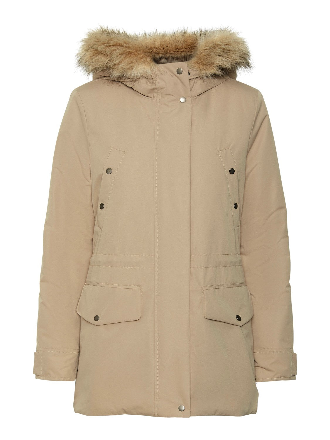 Demi Beige Parka Jacket